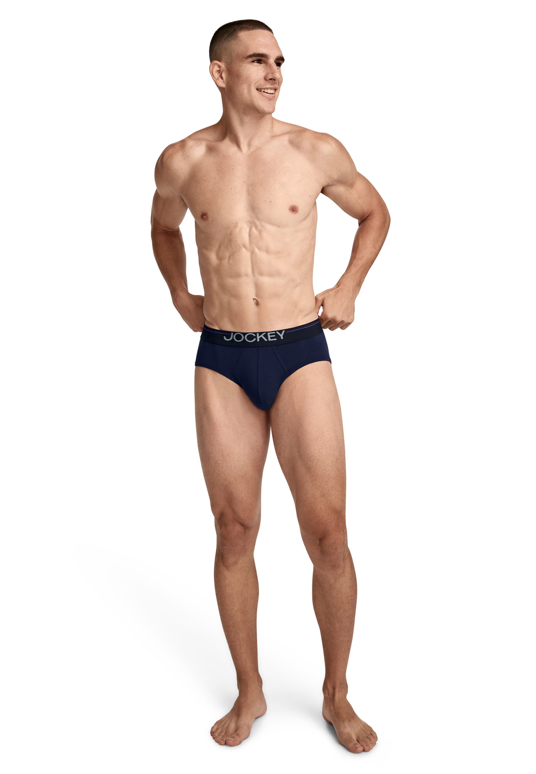 Jockey Slip Cotton Stretch (3er Pack) eng anliegend, elastisch – Bild 4 von 5