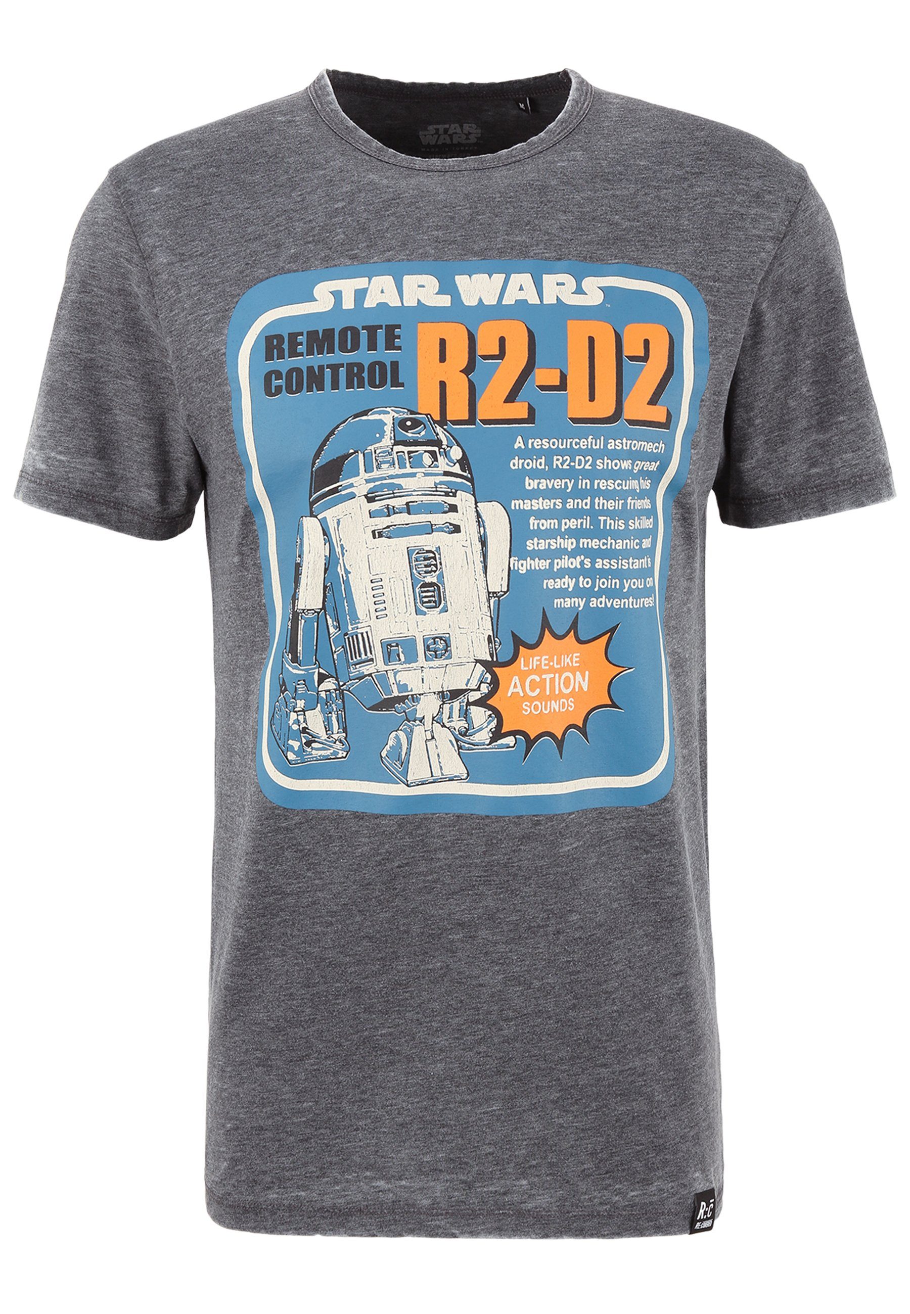 Remote Control Recovered Wars Star T-Shirt R2D2