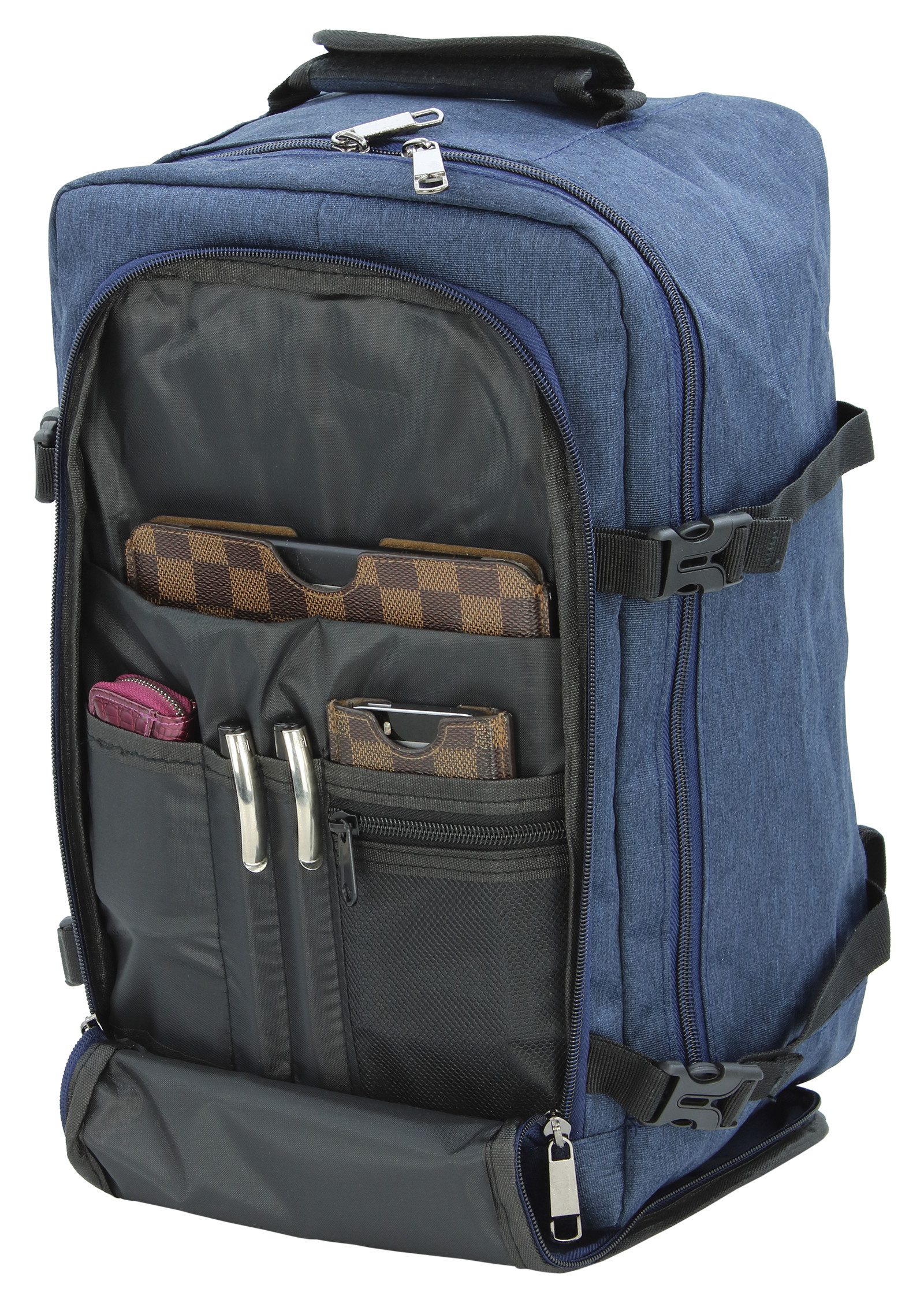 BAG STREET INTERNATIONAL Freizeitrucksack Groß 19 Liter gepolstert Organizer Fach Unisex Freizeit Reise Job, Organizerfach