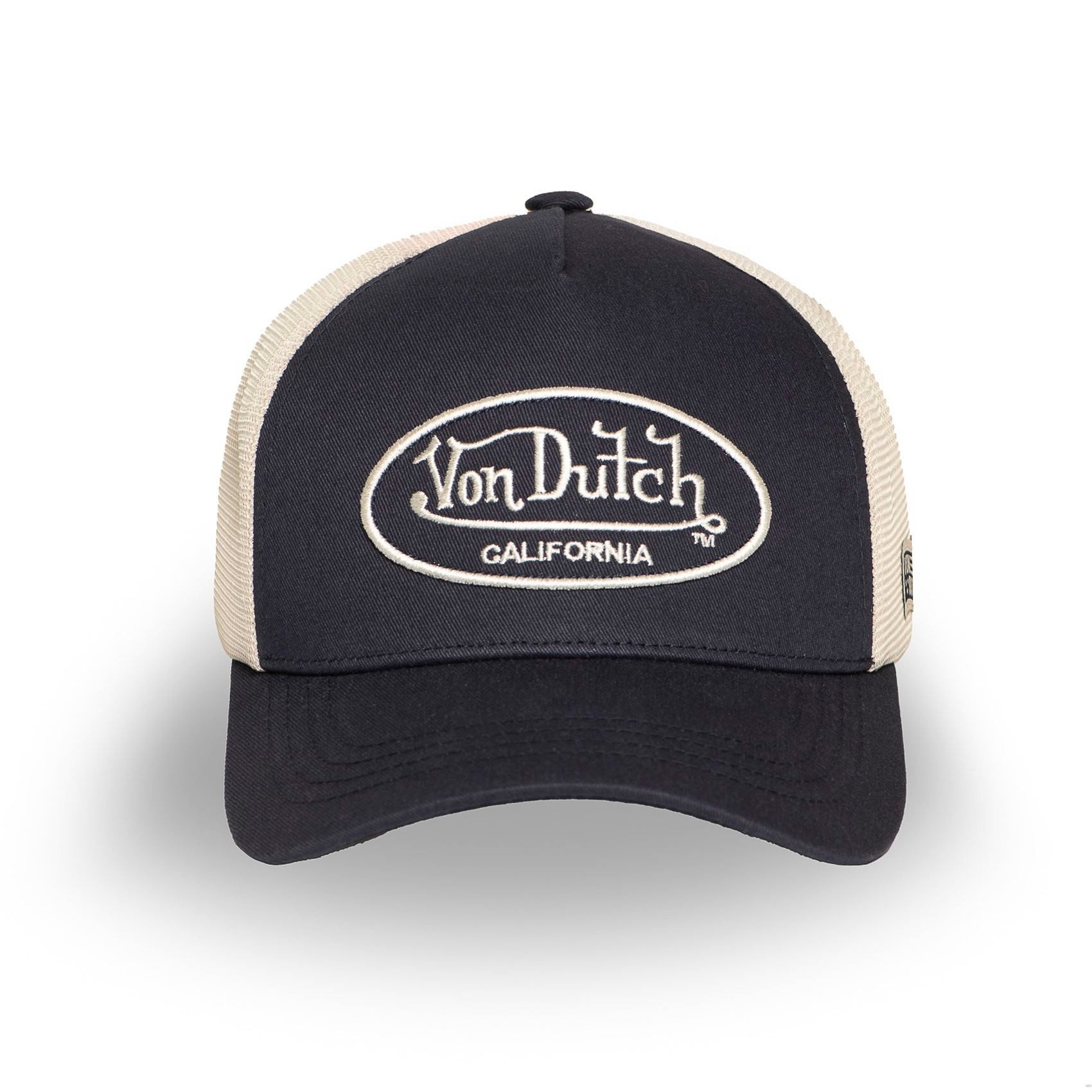 Von Dutch Trucker Cap Von Dutch Originals Trucker Cap - CALIFORNIA Twill Embroidery (Basecap, Meshcap, Trucker Kappe)