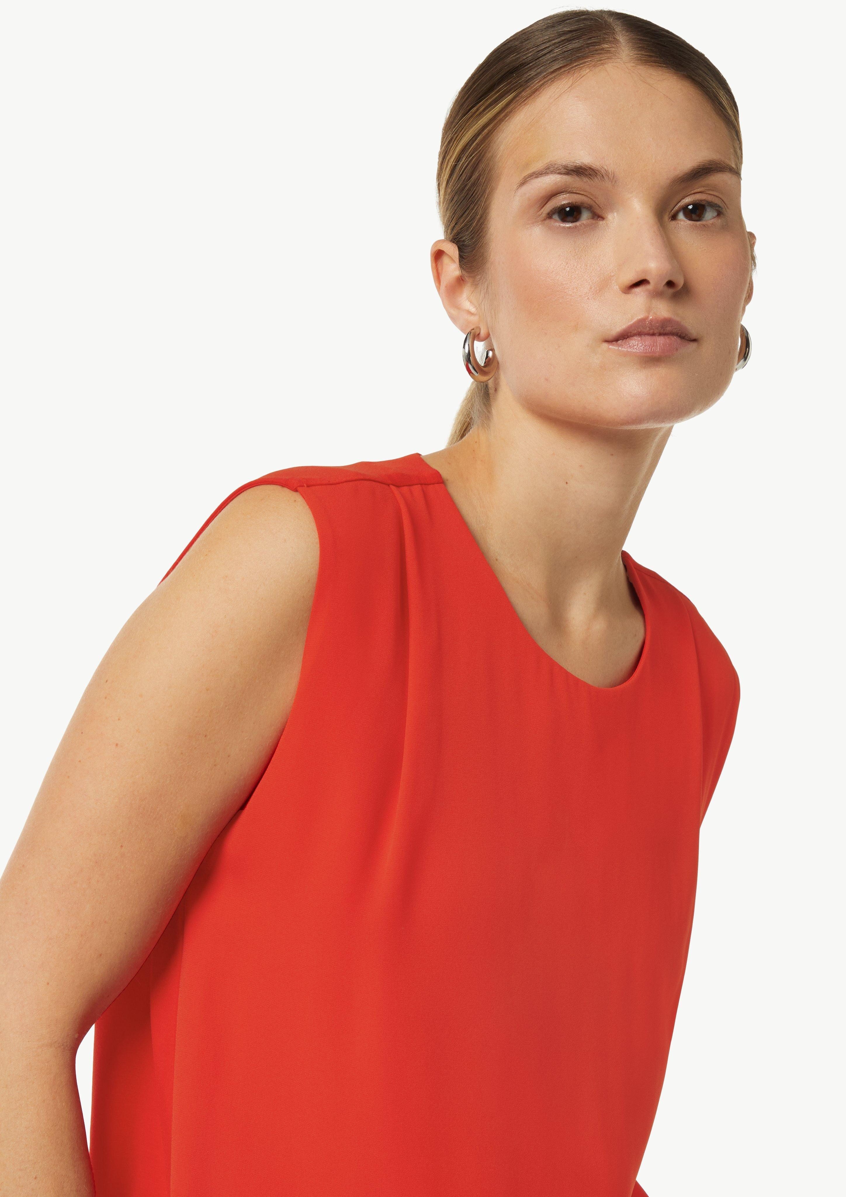 comma Shirttop Viskose-Top im Fabricmix mit günstig online kaufen