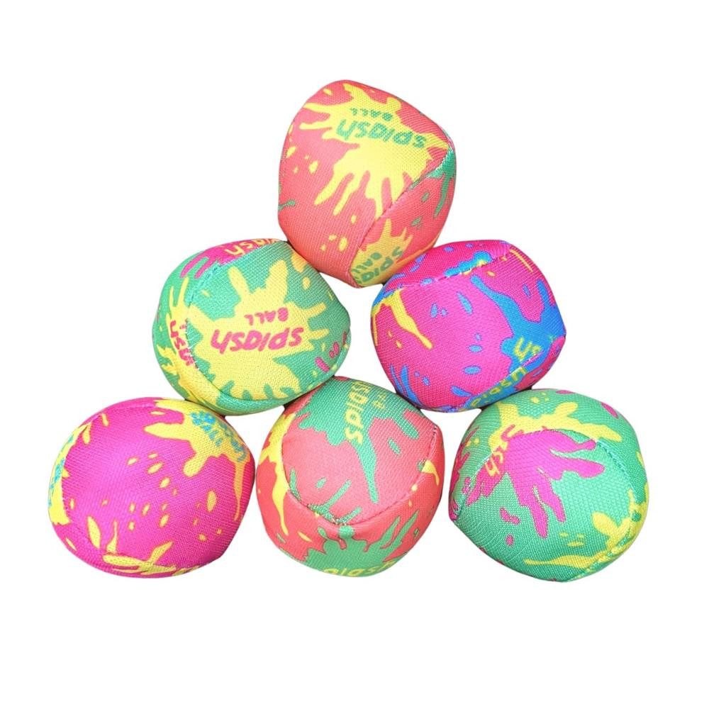 Best Sporting Wasserball Water Fun Balls 6er-Set aus Neopren für Wasserspiele, 6er-Set, Neopren, 4 cm, leuchtende Farben, für Pool, Strand und See