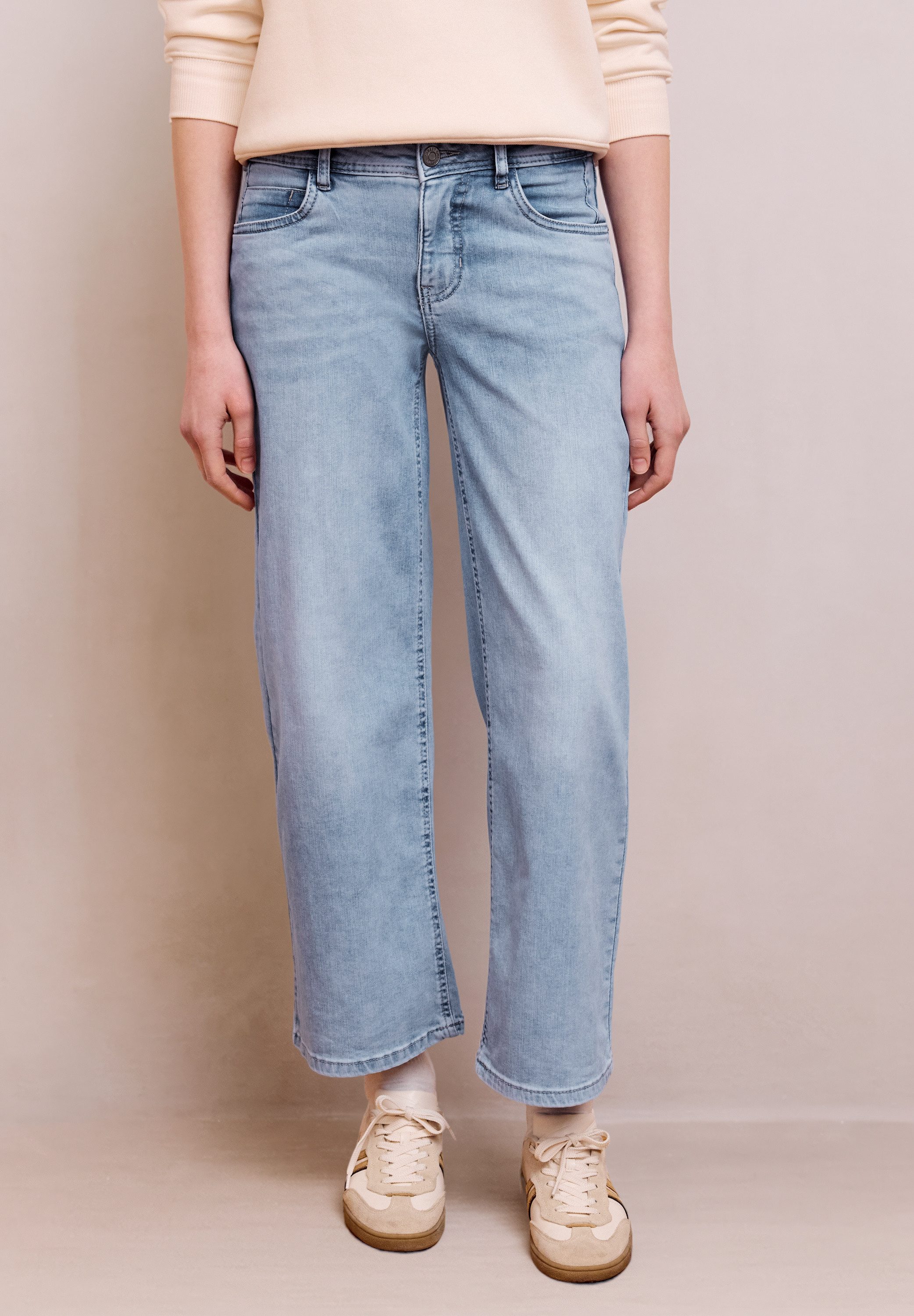 STREET ONE STUDIO Comfort-fit-Jeans Middle Waist