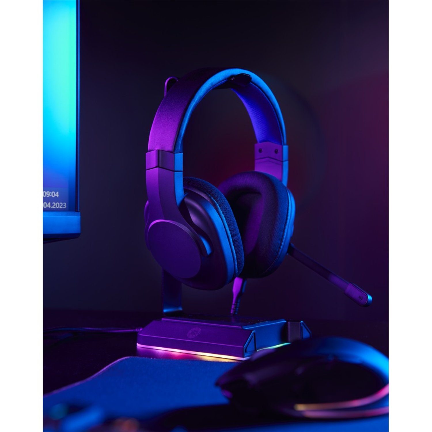 uRage SoundZ 200 V2, Schwarz Gaming-Headset (Lautstärkeregler)