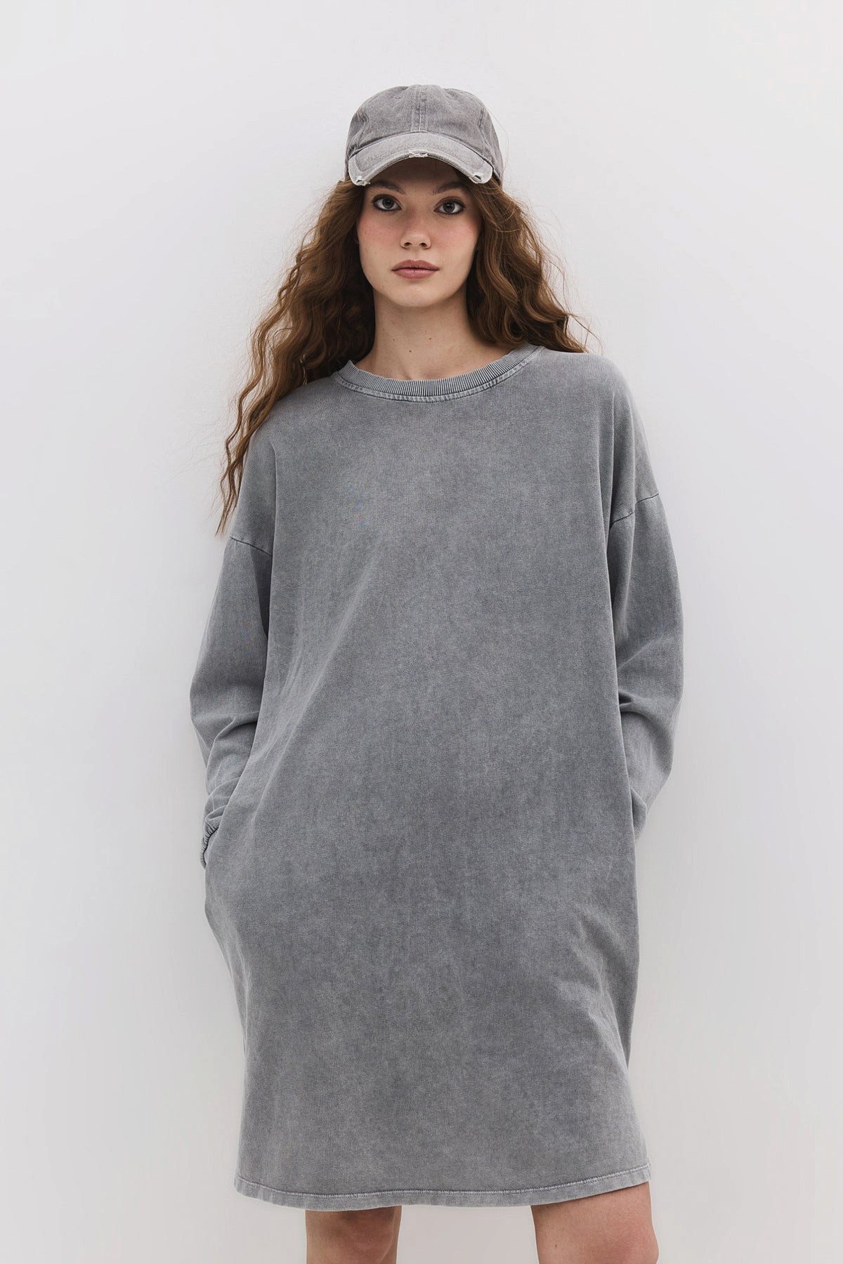 No Matter What Kapuzenpullover Übergroßes langes Sweatshirt günstig online kaufen