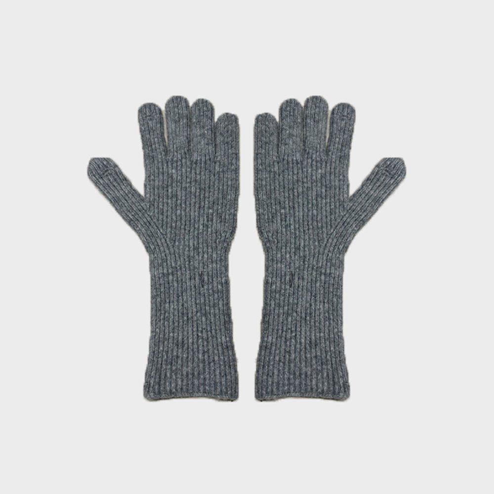 ZanMax Strickhandschuhe 1 Paar gestrickte Handschuhe Winter warme Handschuhe Hellgrau