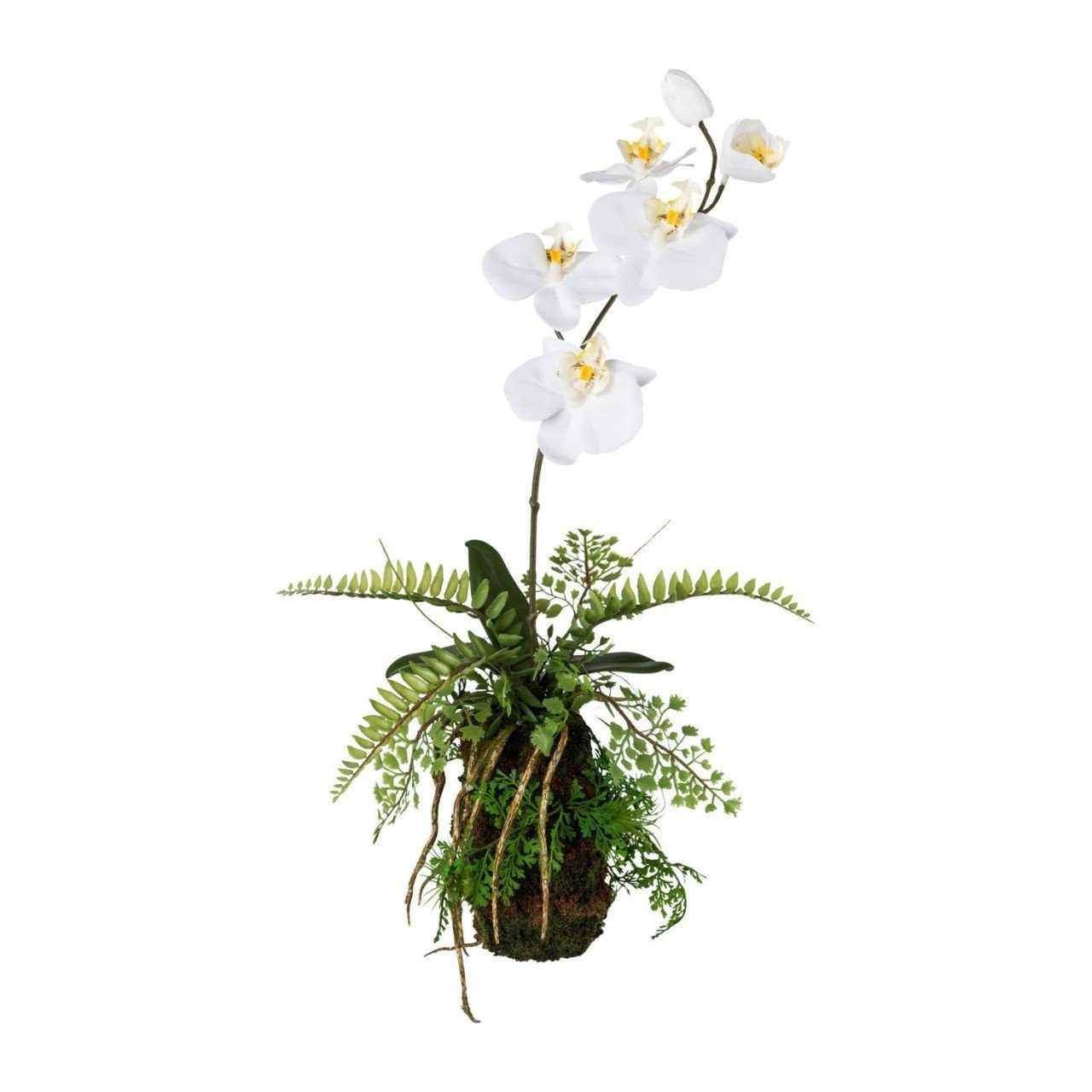 Kunstpflanze, Gasper, Höhe 50 cm, Weiß H:50cm Kunststoff