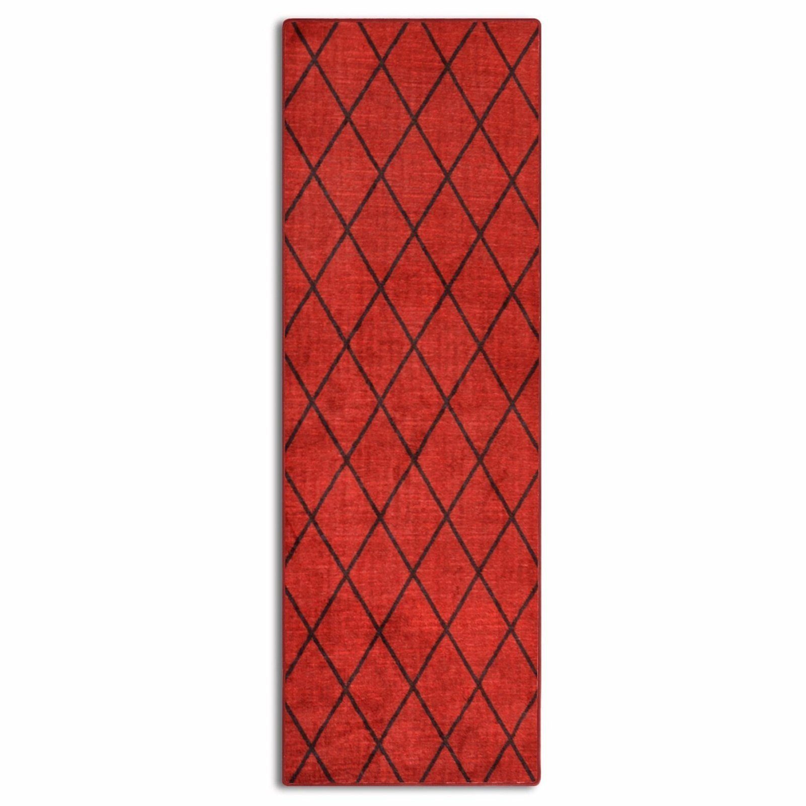 Karat Teppich Teppichläufer mit Muster, schalldämmend