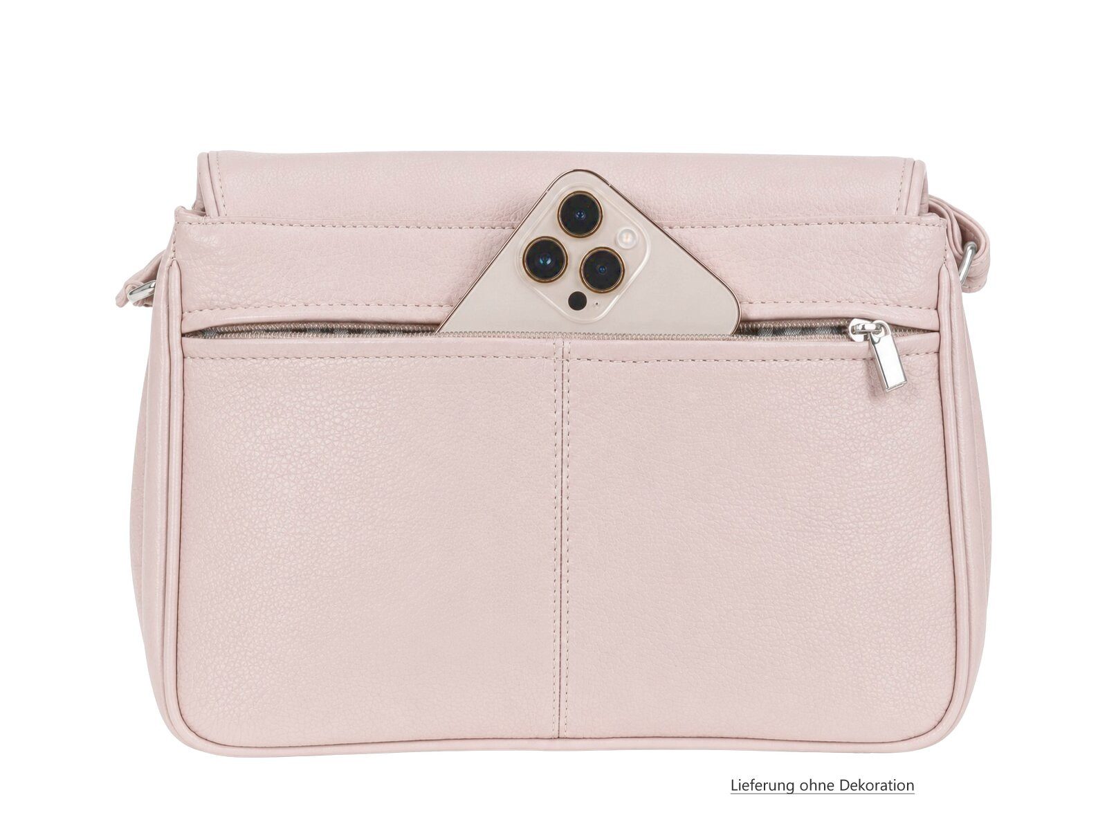 Alessandro Salvatore Handtasche Leder Damen mittel klein Lederhandtasche, Schultertasche Echtleder Damentasche Tasche Florenz 12975 + Etui – Bild 3 von 5