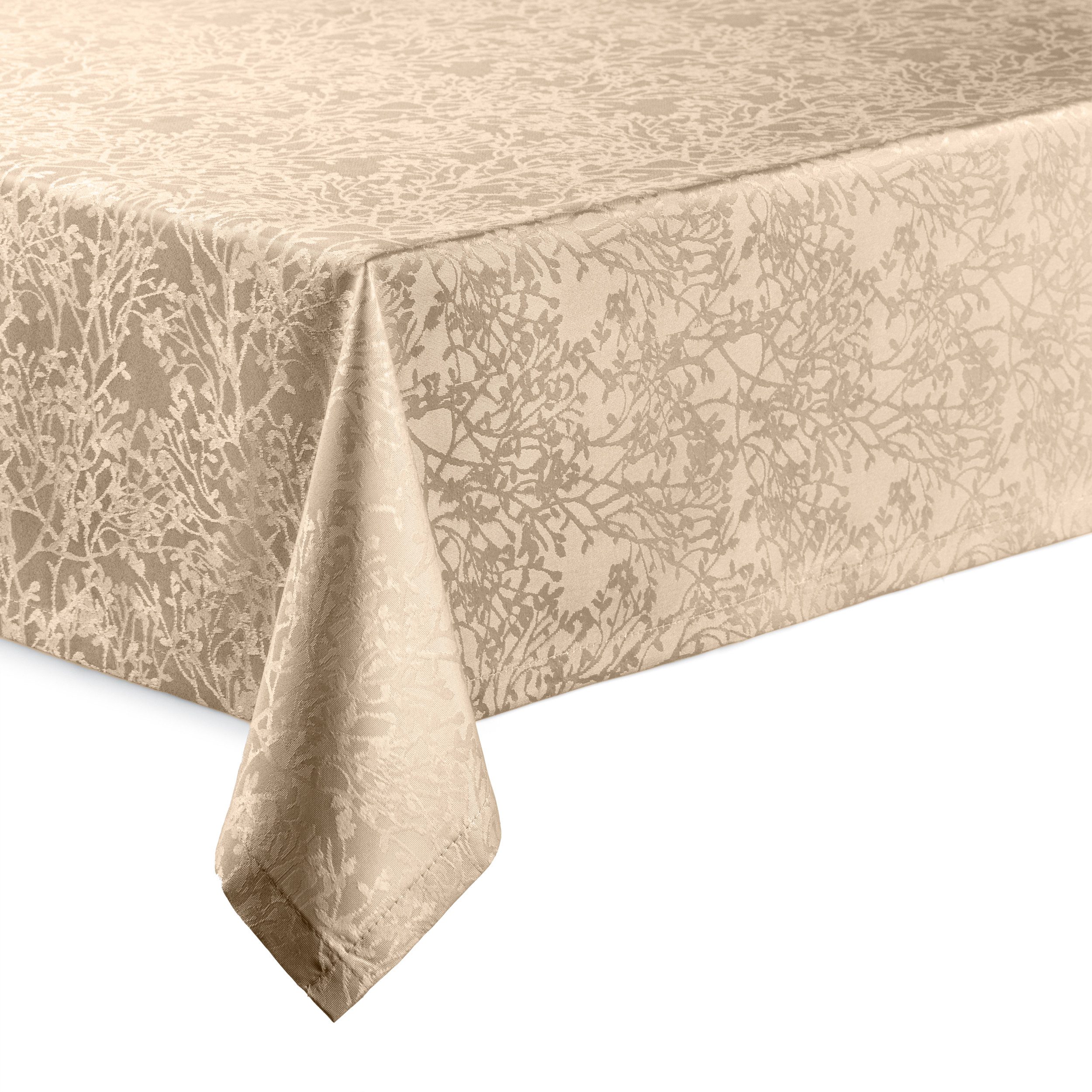 DecoHomeTextil Heimtextilmanufaktur Tischdecke Harmony hochwertig pflegeleicht mit Saumrand