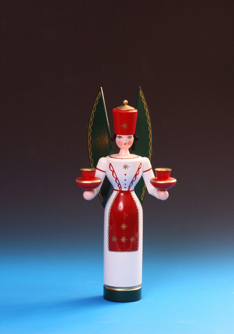 Emil A. Schalling KG Weihnachtsfigur Emil Schalling Lichterengel (1 St), Handarbeit aus dem Erzgebirge