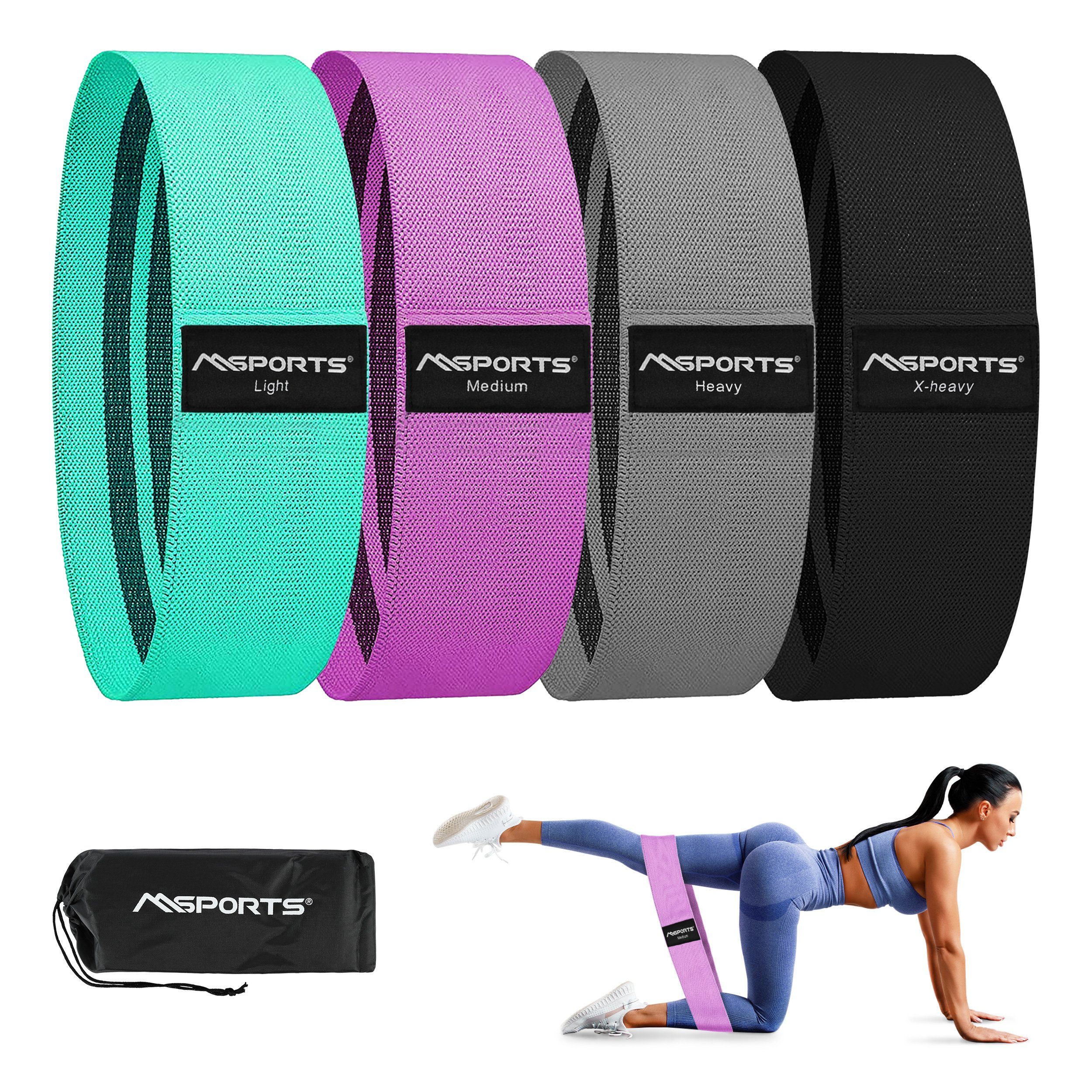 Trainingsbänder Resistance Band Set Widerstandsbänder Stoff Loop Bands Stoff