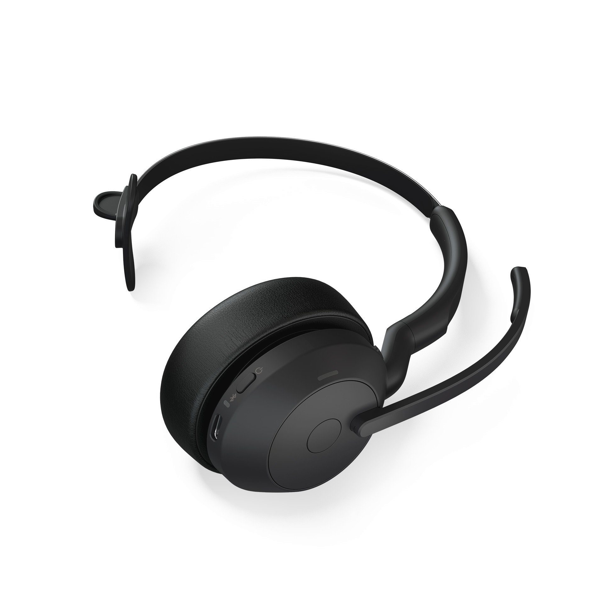 Jabra Evolve2 55 UC Bluetooth, Cancelling USB-A) Kopfhörer (Active Noise (ANC), monaural