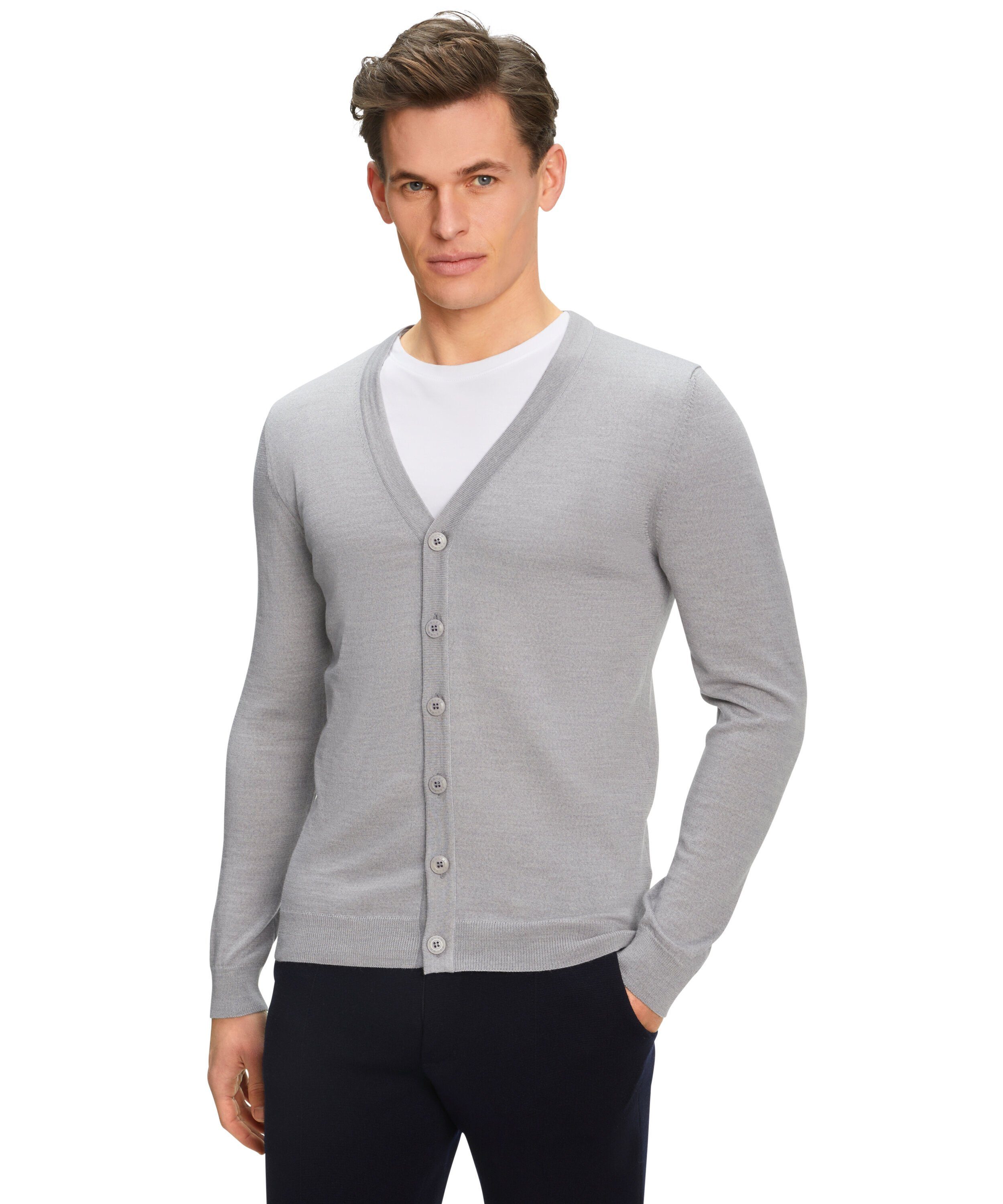 FALKE Strickjacke (1-tlg) aus reiner, extrafeiner günstig online kaufen