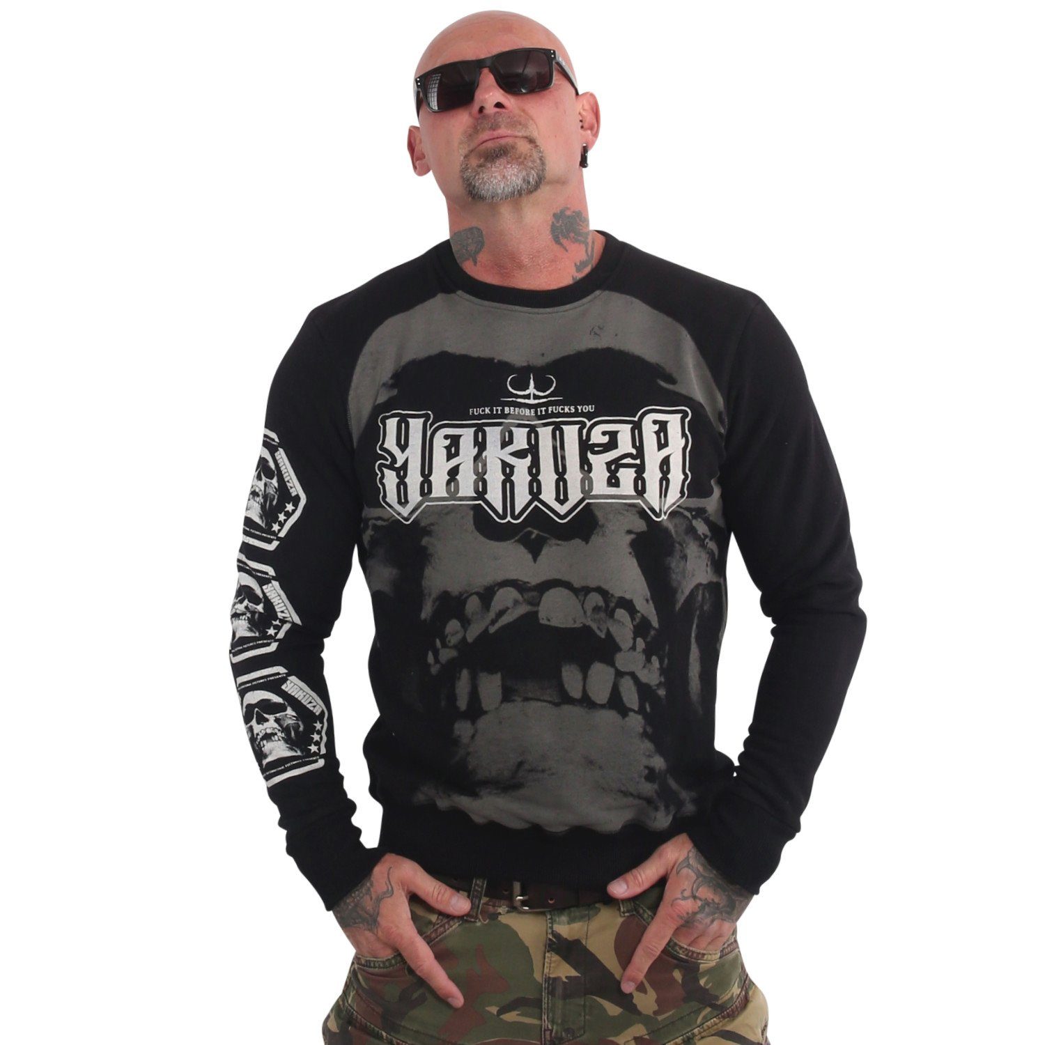 YAKUZA Sweatshirt Ghost Skull