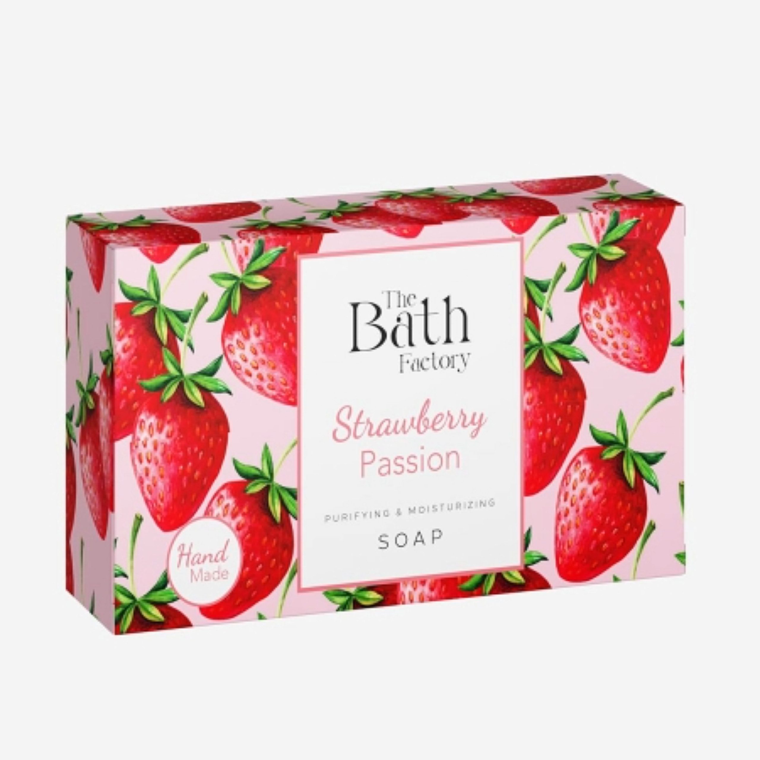 Feste Duschseife Strawberry Passion Feuchtigkeitsspendende Gesichts/-Körperseife