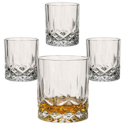 gouveo Whiskyglas Set - Kristallglas Скло - Trinkgläser für Whisky, Scotch, Cognac