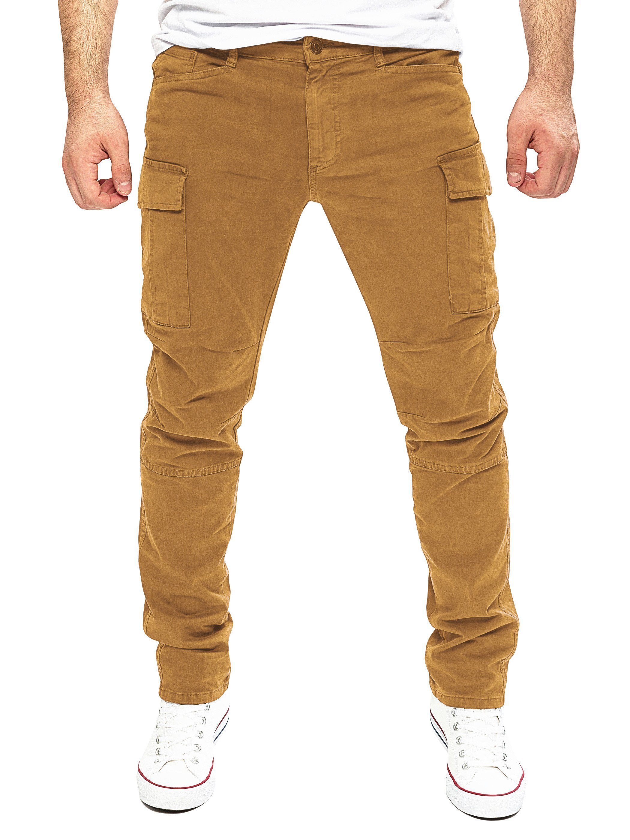 Yazubi Cargohose Cargo Chino Jayden (1-tlg) mit aufgesetzten Cargotaschen günstig online kaufen