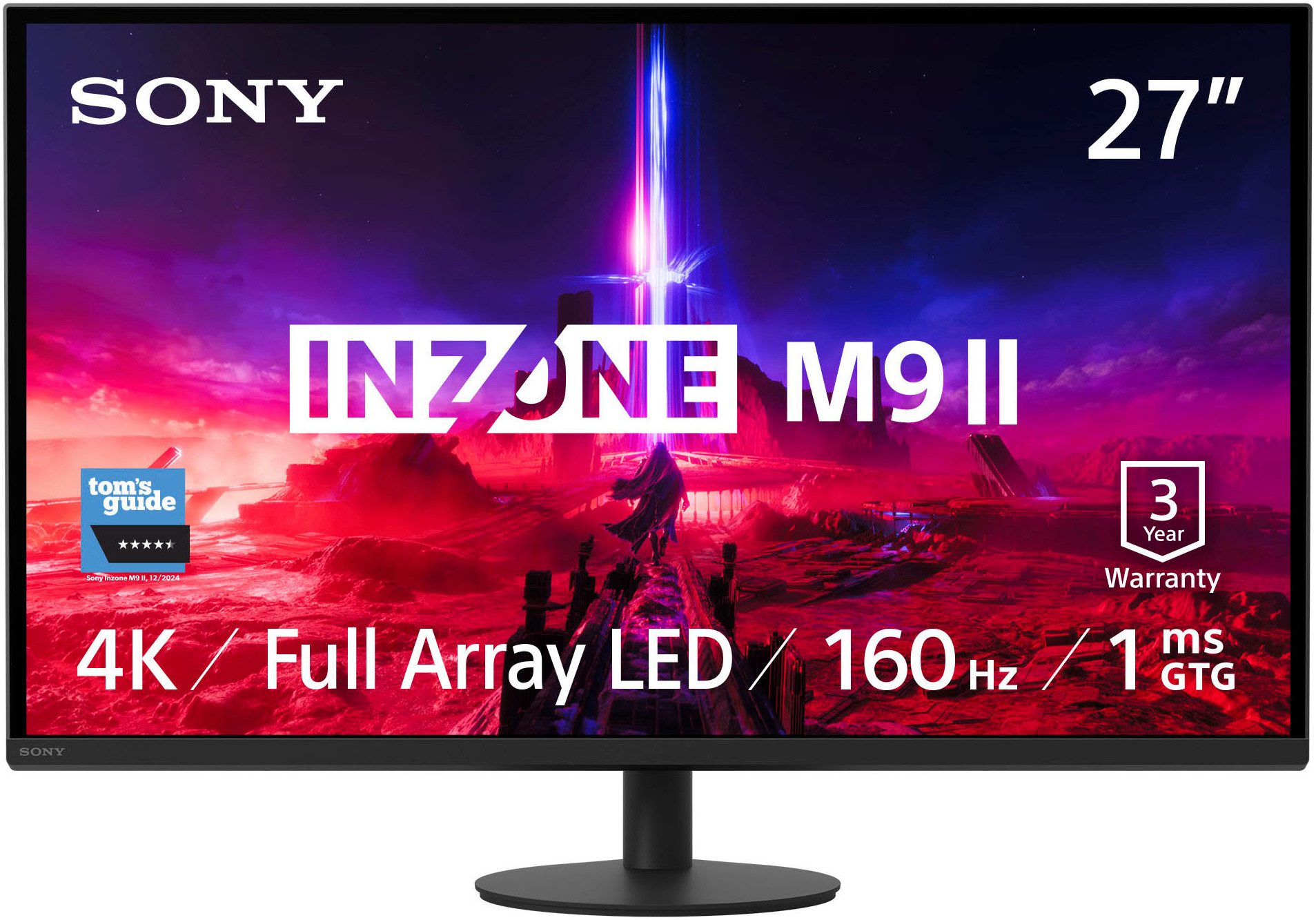 Sony SDM-27U9M2 Gaming-Monitor (68 cm/27 ", 3840 x 2160 px, 4K Ultra HD, 1 ms Reaktionszeit, 160 Hz, IPS-LCD)