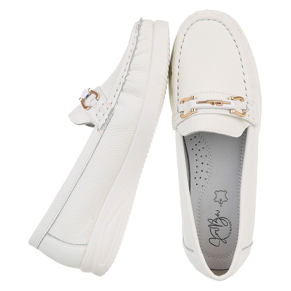 Ital-Design Komfortabler Schuh mit profilierter Sohle für Damen Slipper (91261512) ultraleichte und komfortable Sohle
