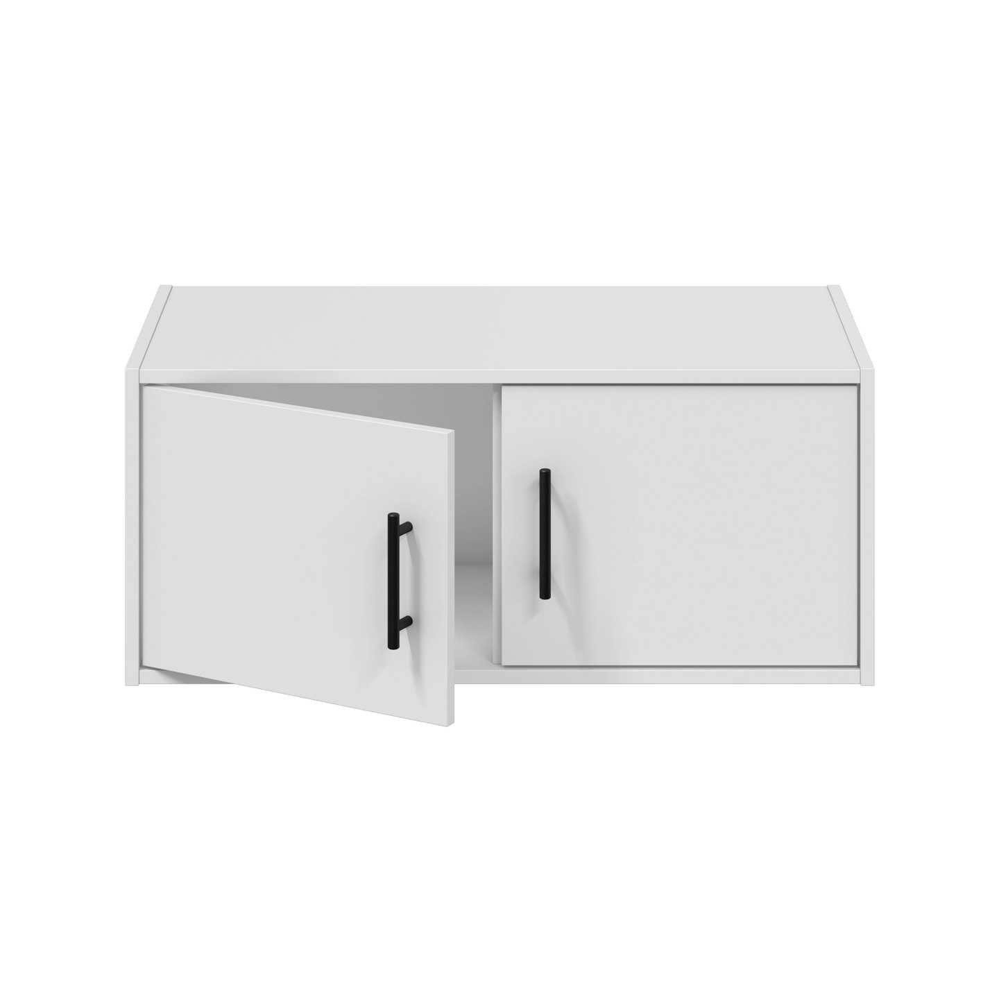 freiraum Hängeschrank LAUNDRY 2 Türen, Artik Weiß - 80x34x40 (BxHxT)