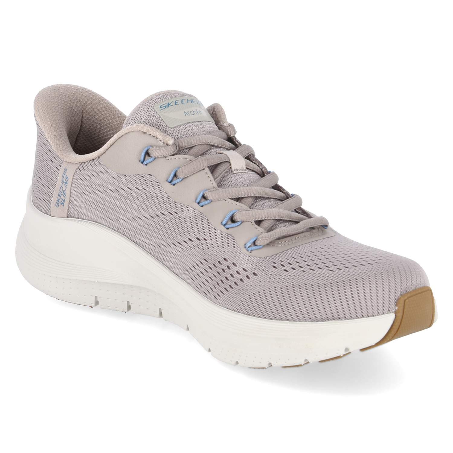 Skechers Skechers Sneaker Low 232712 TPBL Herren Textil taupe Schnürschuh – Bild 5 von 5