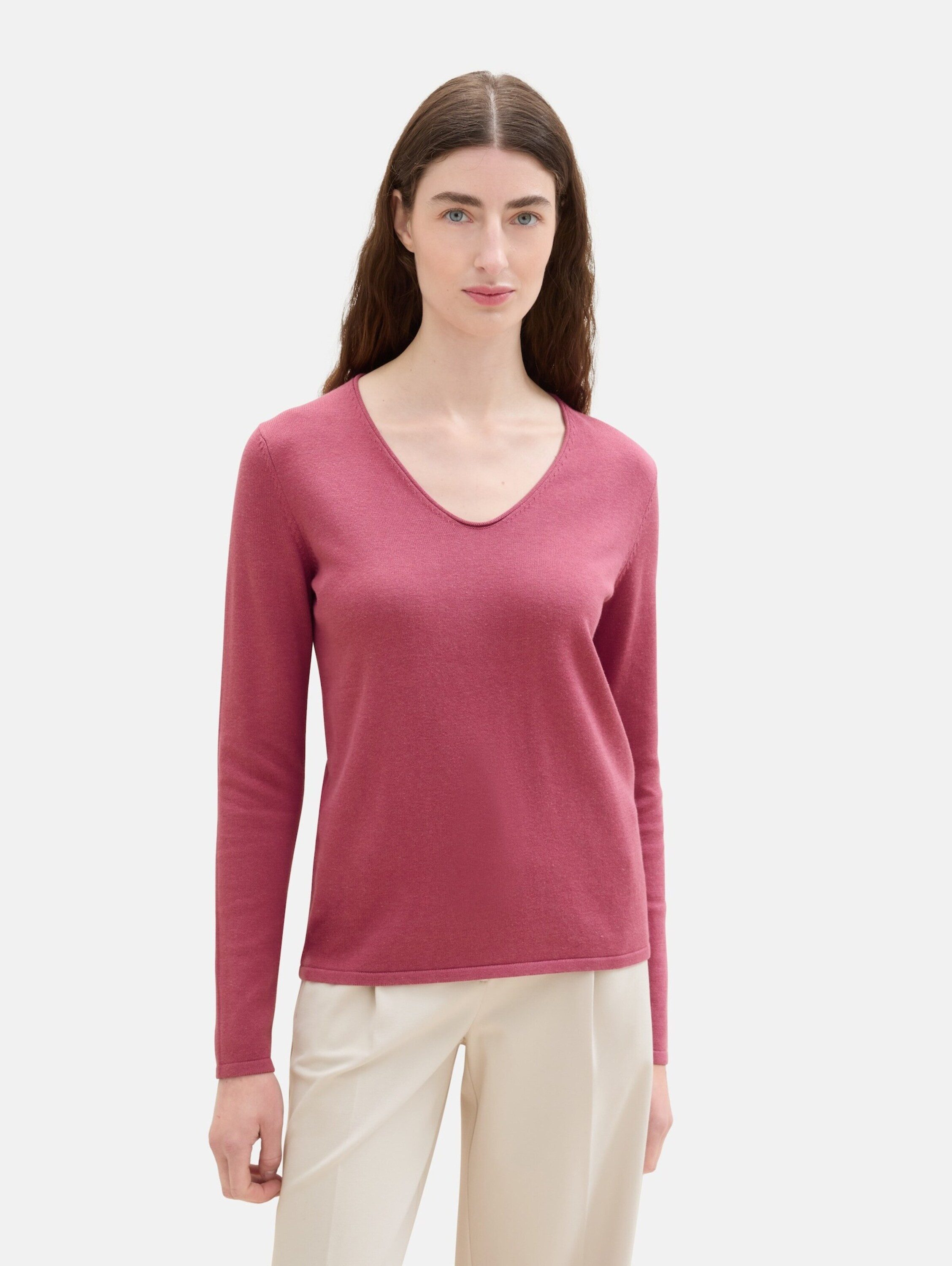 TOM TAILOR Strickpullover (1-tlg) Plain/ohne Details
