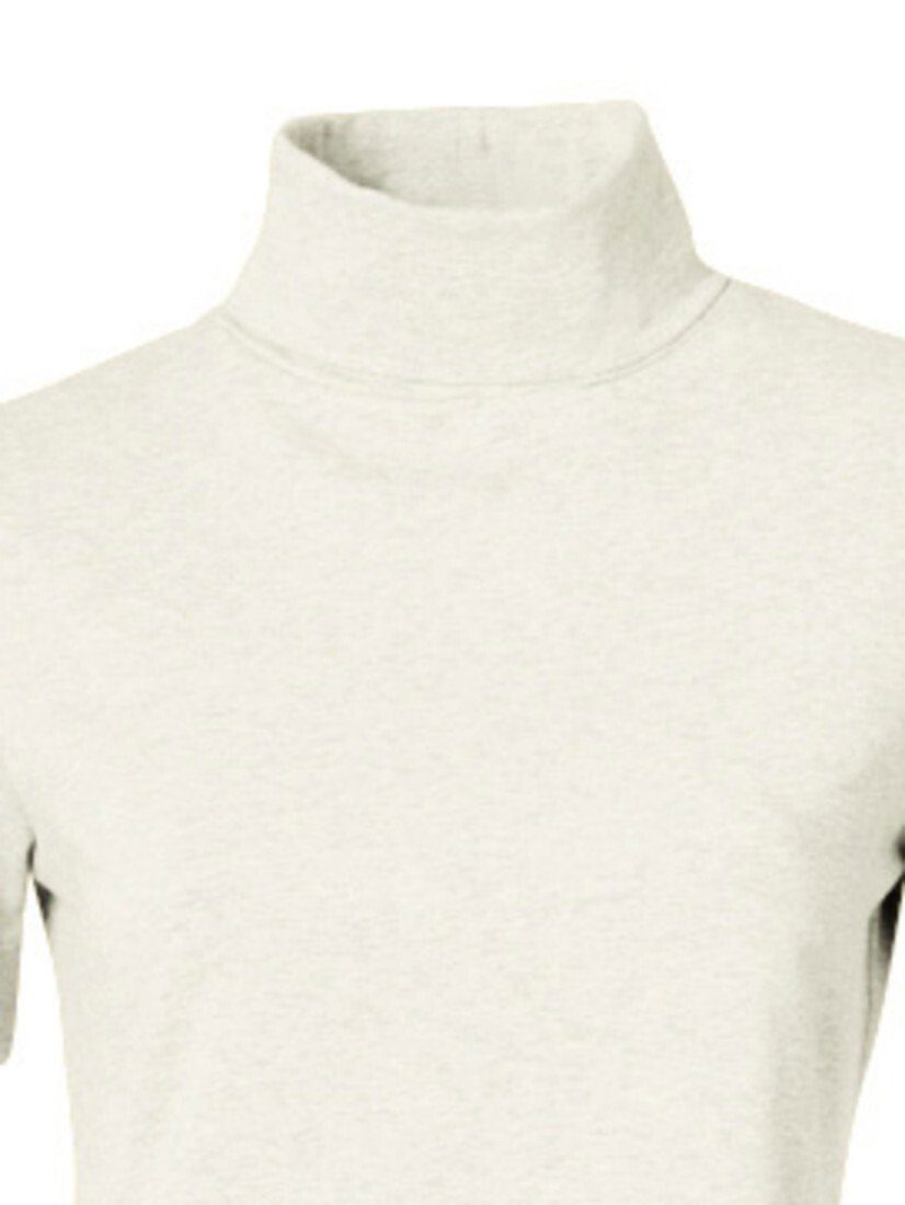 T-Shirt Rollkragen-Shirt Langarm