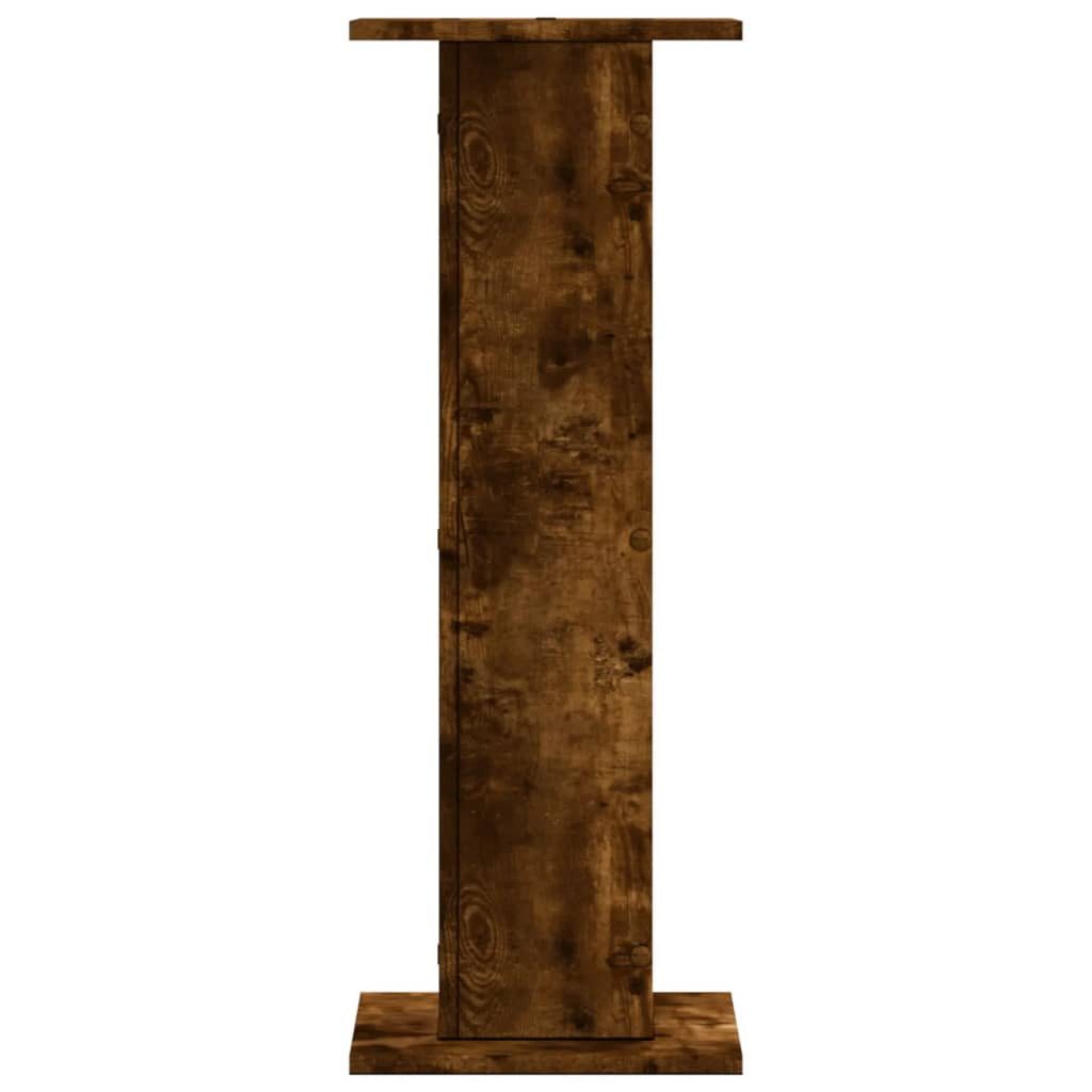vidaXL Lautsprecherständer Lautsprecherständer 2Stk. Räuchereiche 30x30x80cm Holzwerkstoff, (2-tlg) – Bild 5 von 5