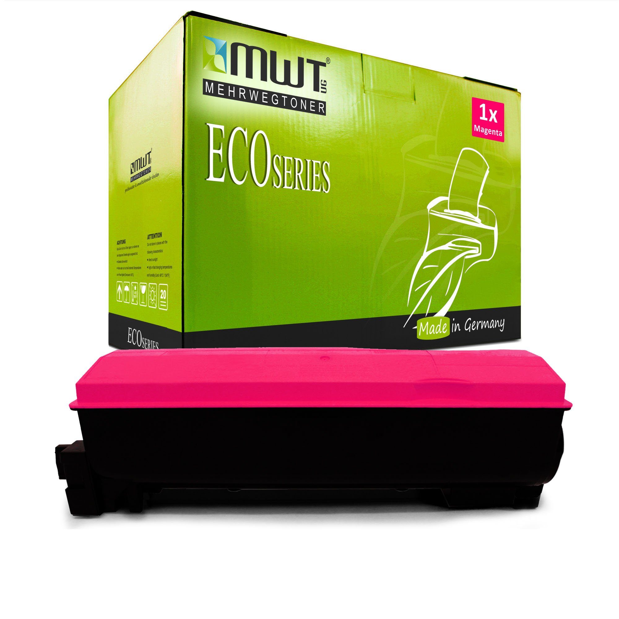 Toner Magenta Kyocera 1T02HLBEU0 Mehrwegtoner ersetzt Tonerkartusche TK-540M