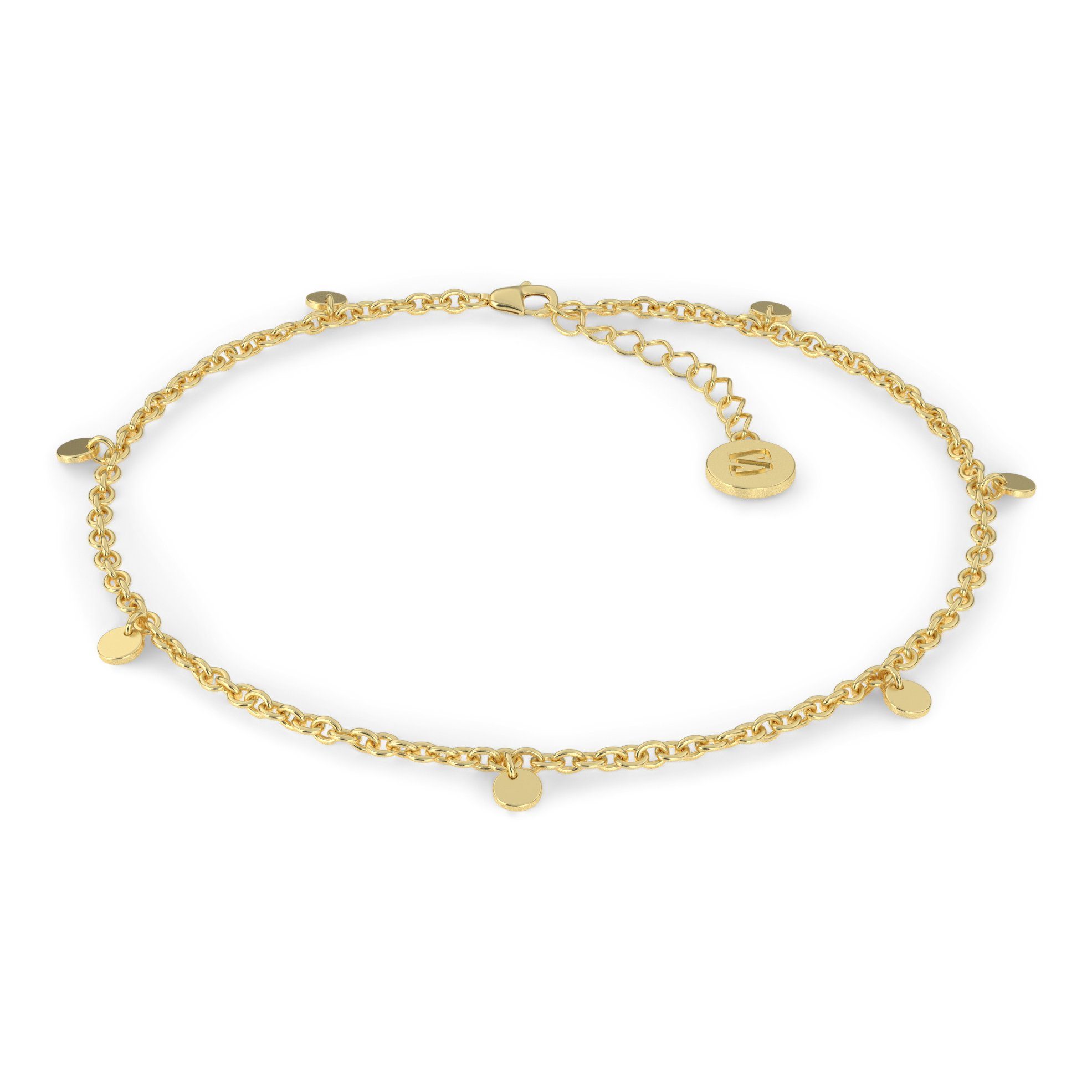 SERASAR Fußkette Fußkettchen aus Sterlingsilber [Coin] günstig online kaufen
