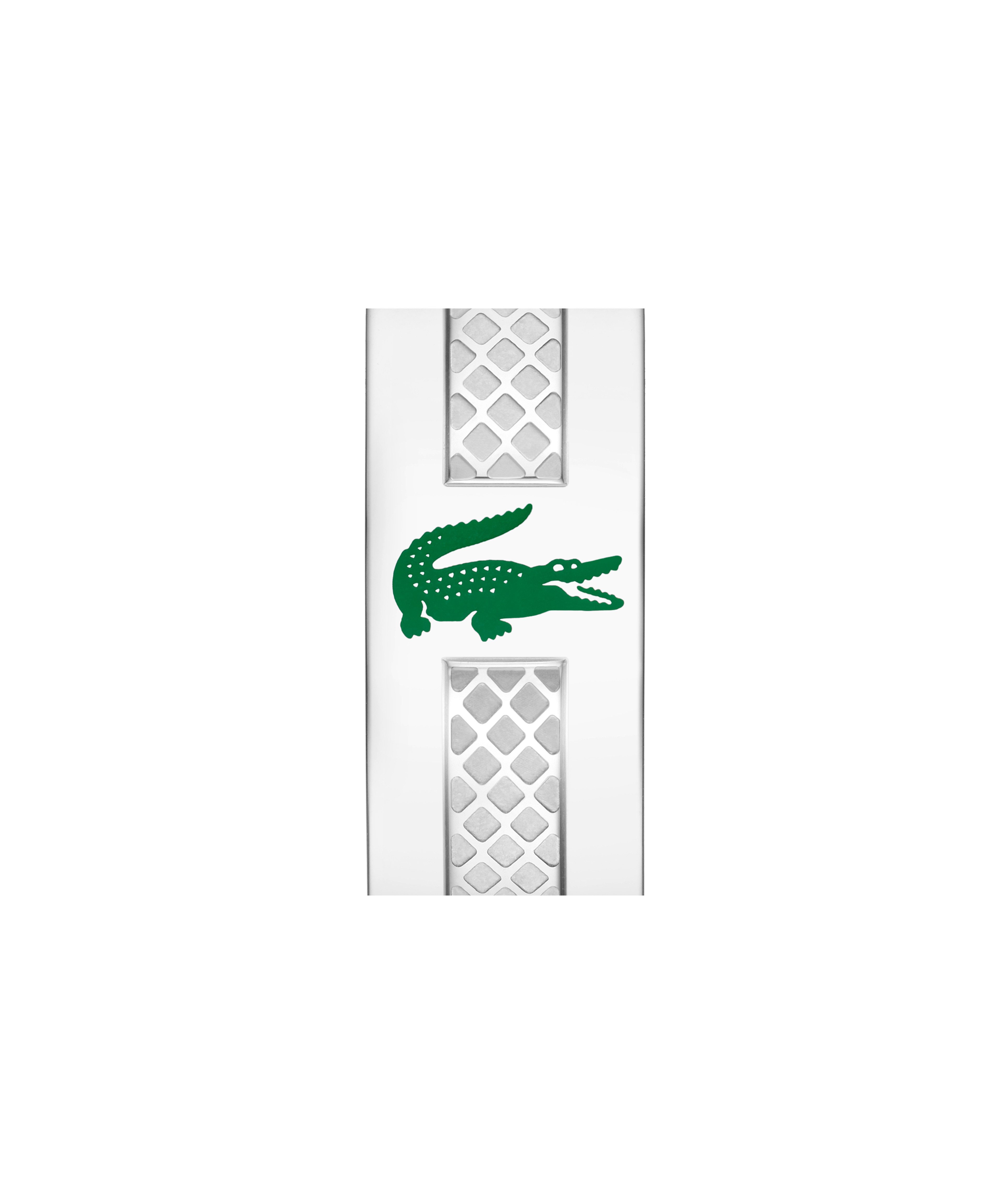 Lacoste Paar Creolen STENCIL, Emaille
