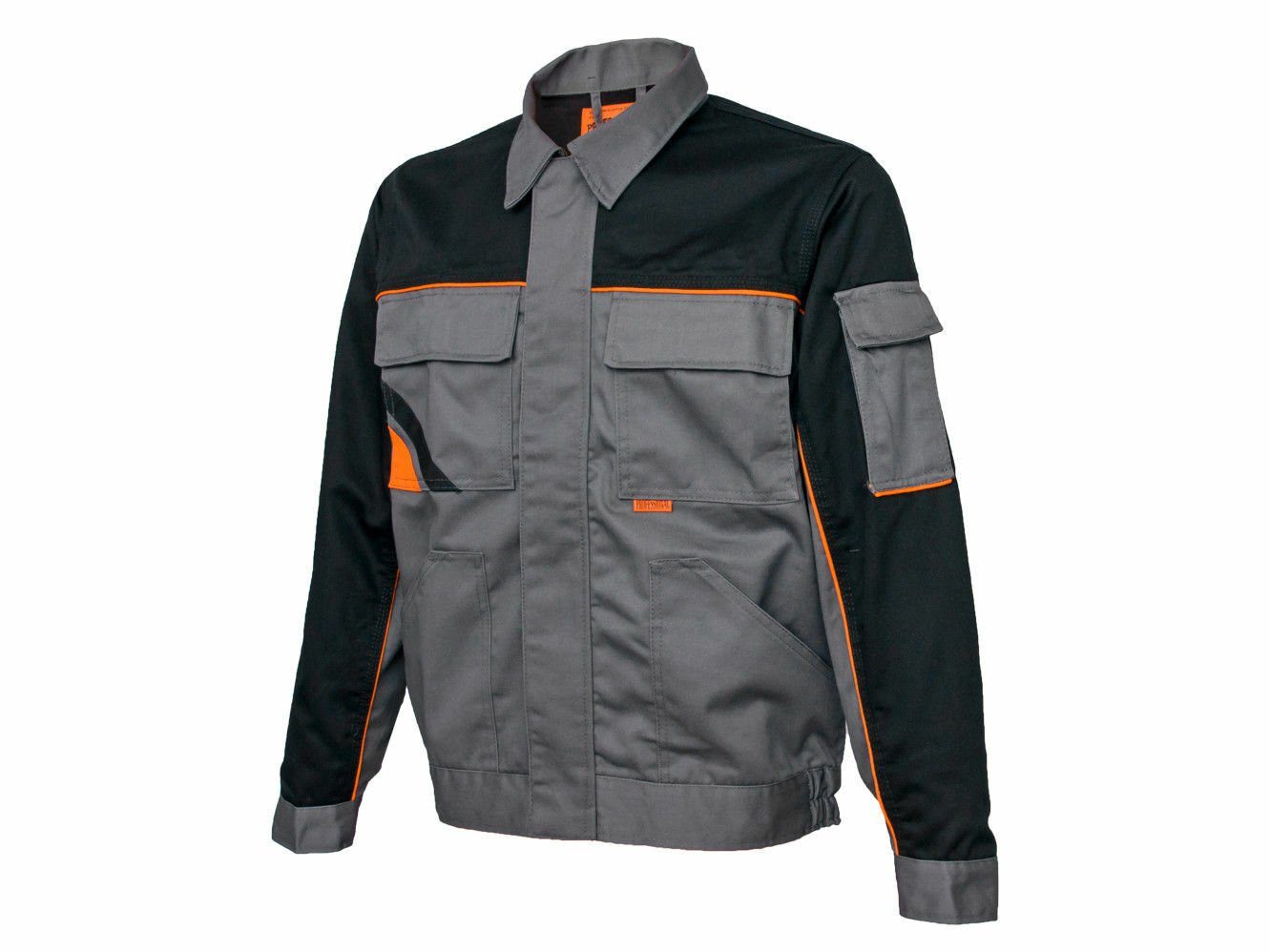 Artmas Arbeitsjacke Arbeitsjacke Baujacke Berufsjacke Schutzjacke Berufskleidung Grau – Bild 2 von 5