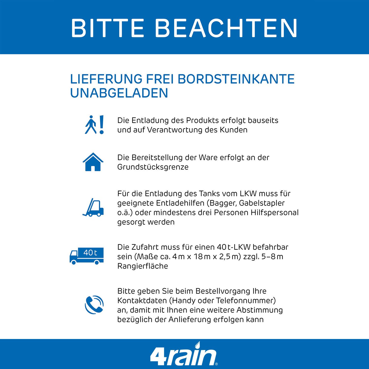 4rain Wasserreservoir FLAT XL Flachtank 14000 Liter inkl. Schachtverlängerung