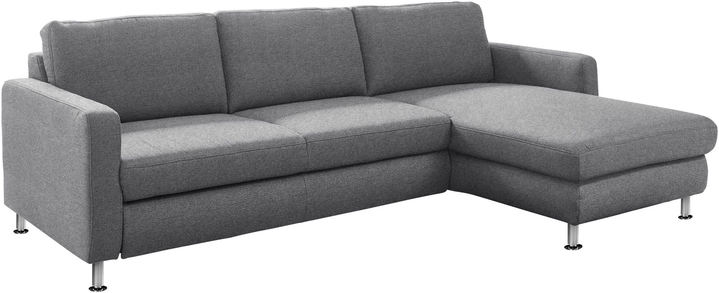 Die PlanBar Ecksofa MP-IN19027 L-Form, wahlweise mit Bettfunktion, frei im Raum stellbar