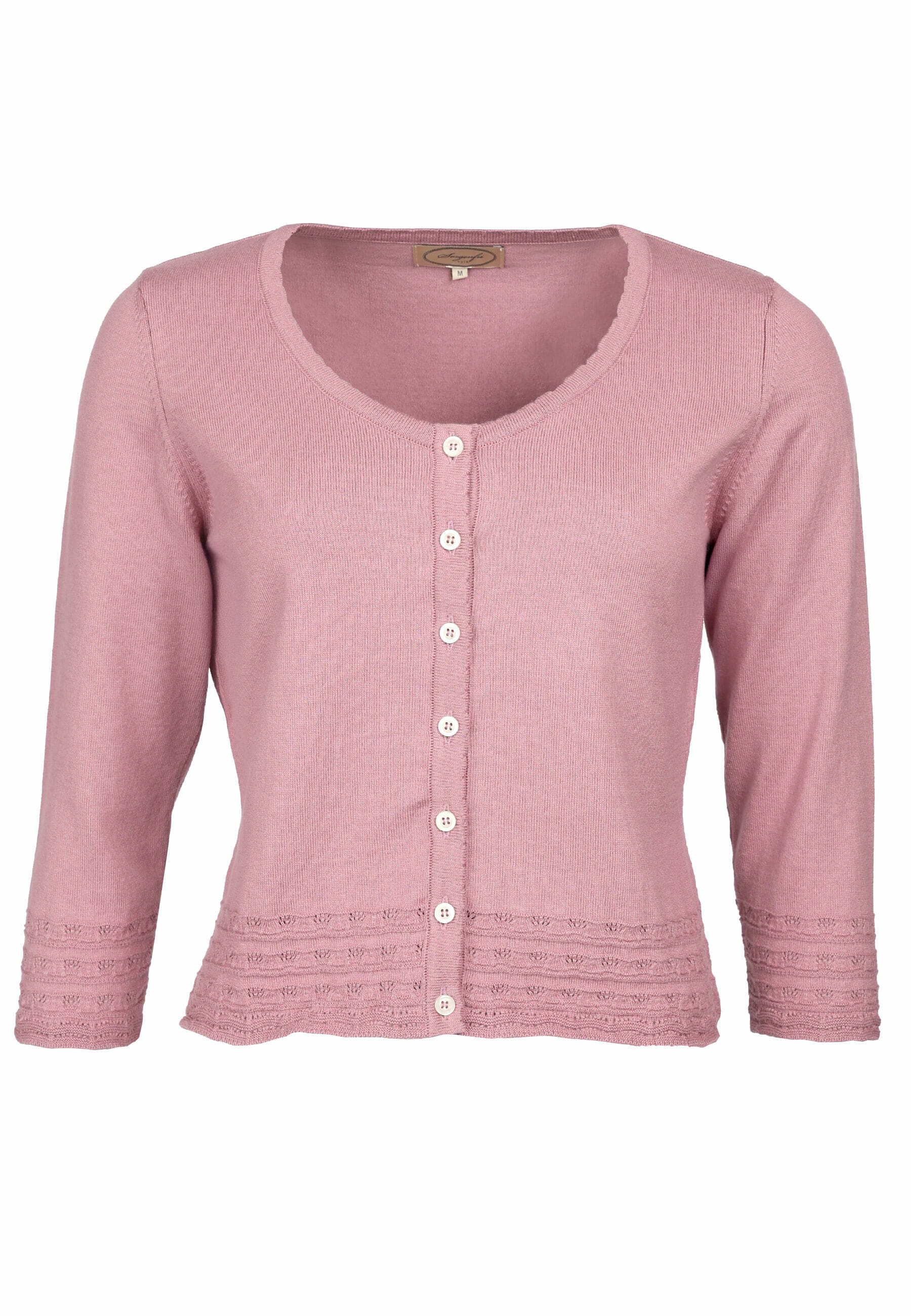 Sorgenfri Sylt Strickjacke Liselotte Ajour-Strickdetails