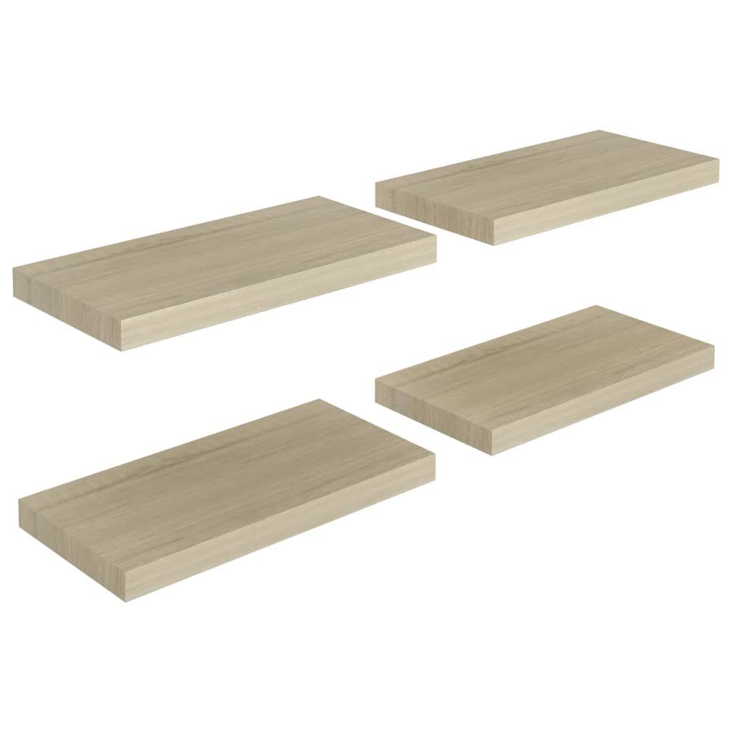 furnicato Wandregale Stk. MDF 50x23x3,8cm Schwebende Wandregal Eichefarben 4