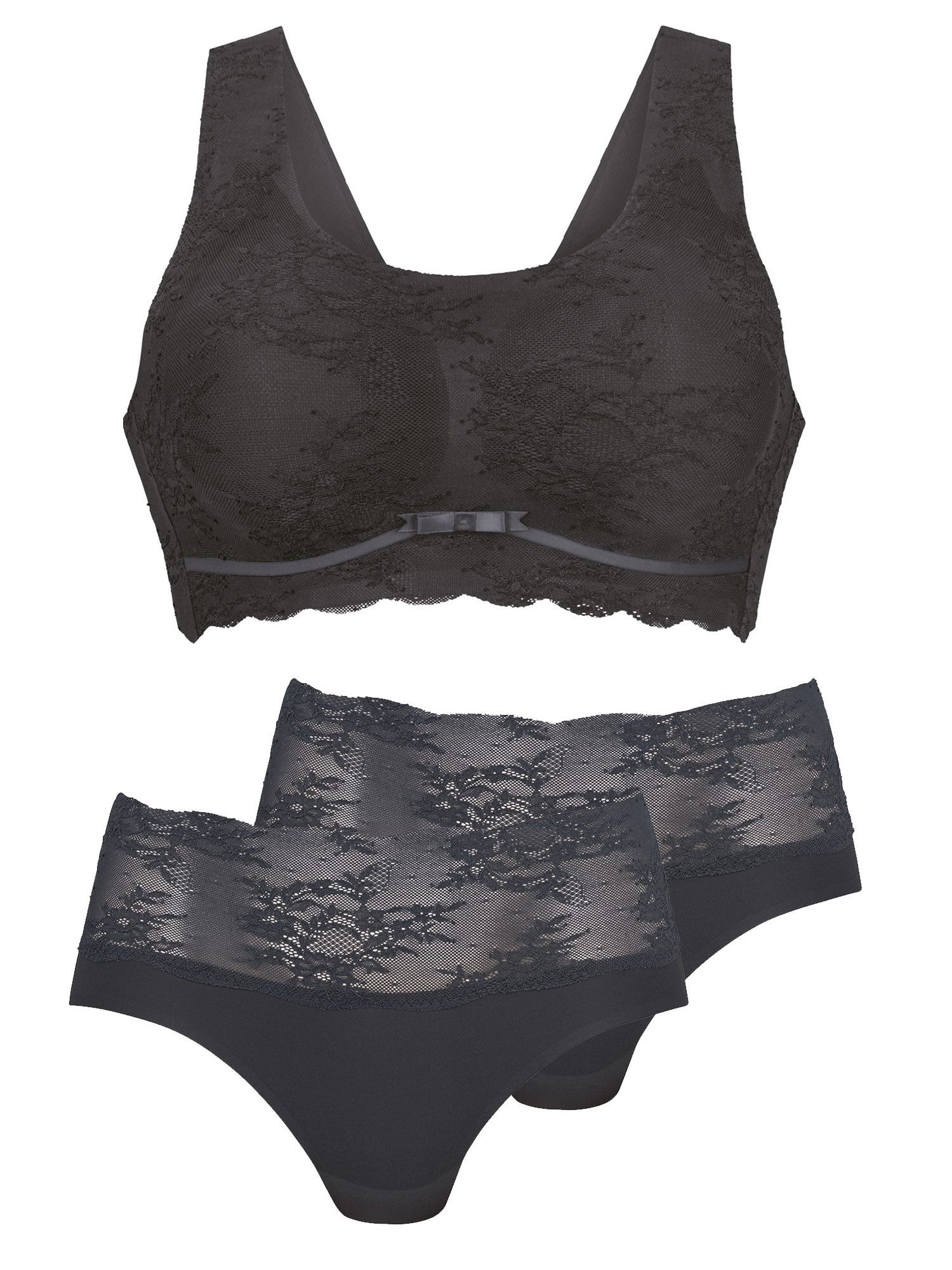 Anita since 1886 Set: Bralette-BH 3er Pack Bralette & Seamless High Waist Essential (Spar-Set, 3-tlg)