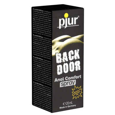 pjur Analgleitgel BACK DOOR Anal Comfort Spray, Spray-Flasche mit 20ml, entspannendes Anal-Spray mit Panthenol und Aloe Vera
