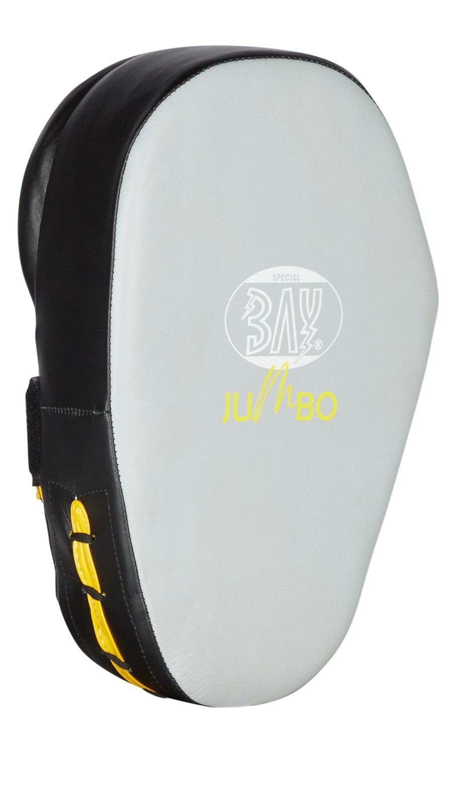 BAY-Sports Schlagpolster Jumbo Line Leder Handpratzen Schlagpolster Coaching Mitt groß Boxen, JUMBO-Format (34 x 22 x 7 cm) – extra große Trefferfläche