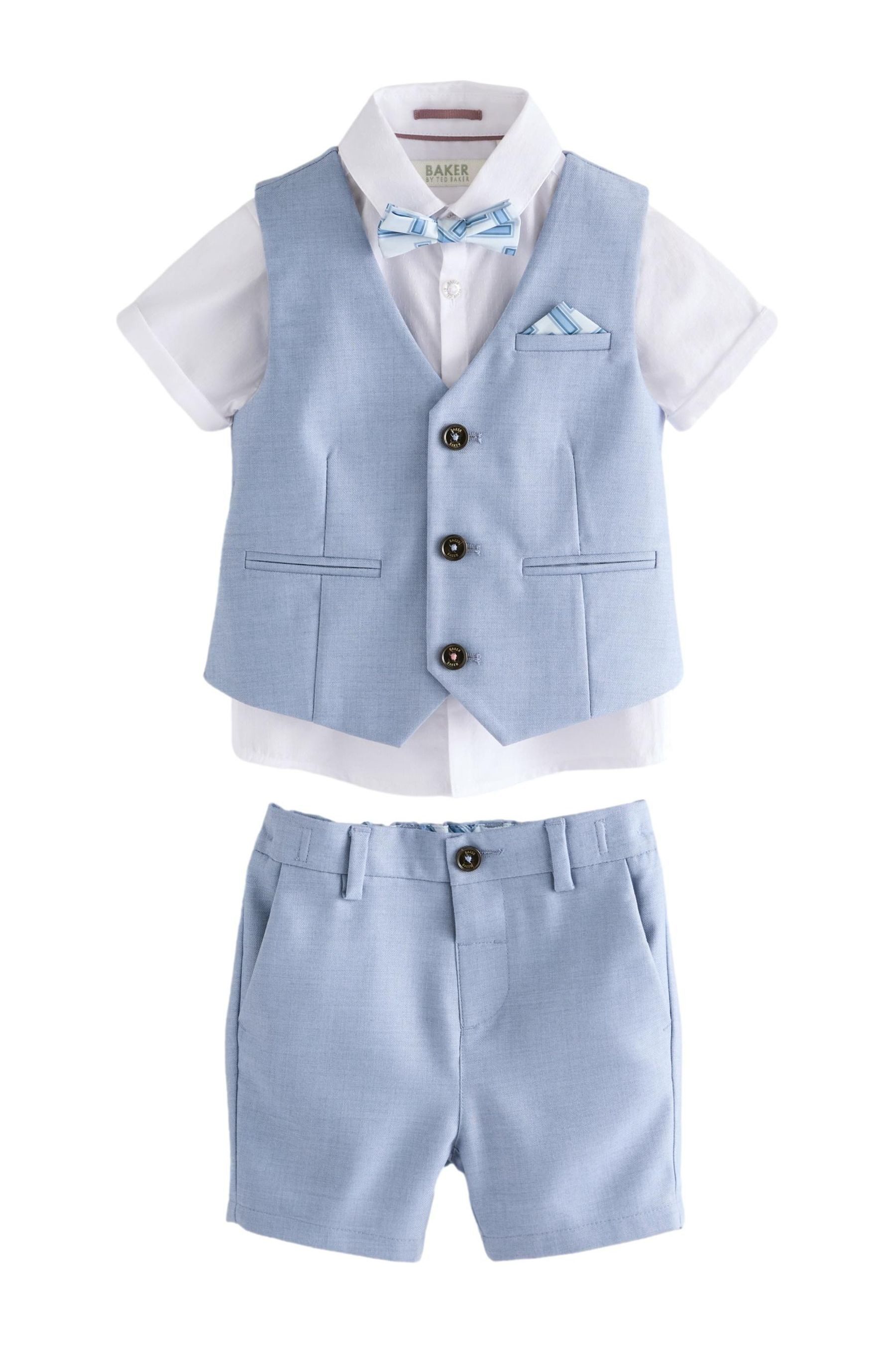 Baker by Ted Baker Kinderanzug Baker by Ted Baker Hemd, Weste und Shorts im Set (4-tlg)