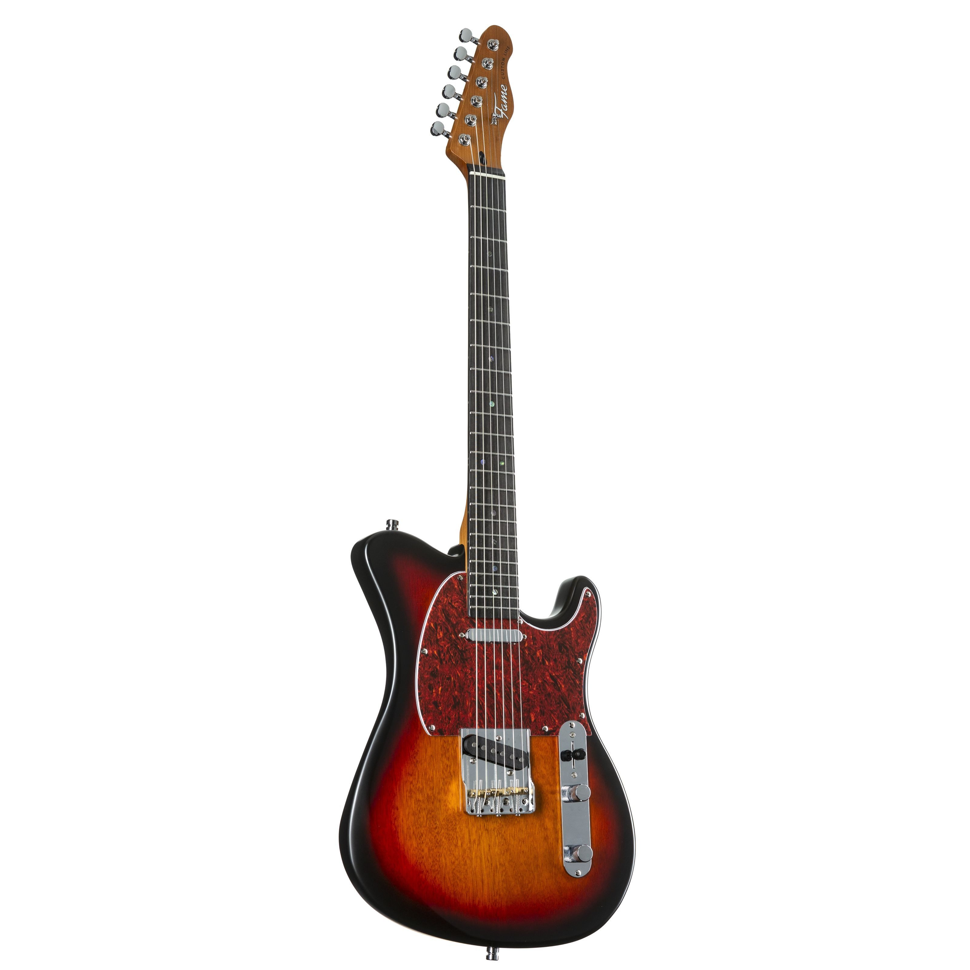 FAME E-Gitarre, E-Gitarren, T-Modelle, Custom TL RW Sunburst - E-Gitarre
