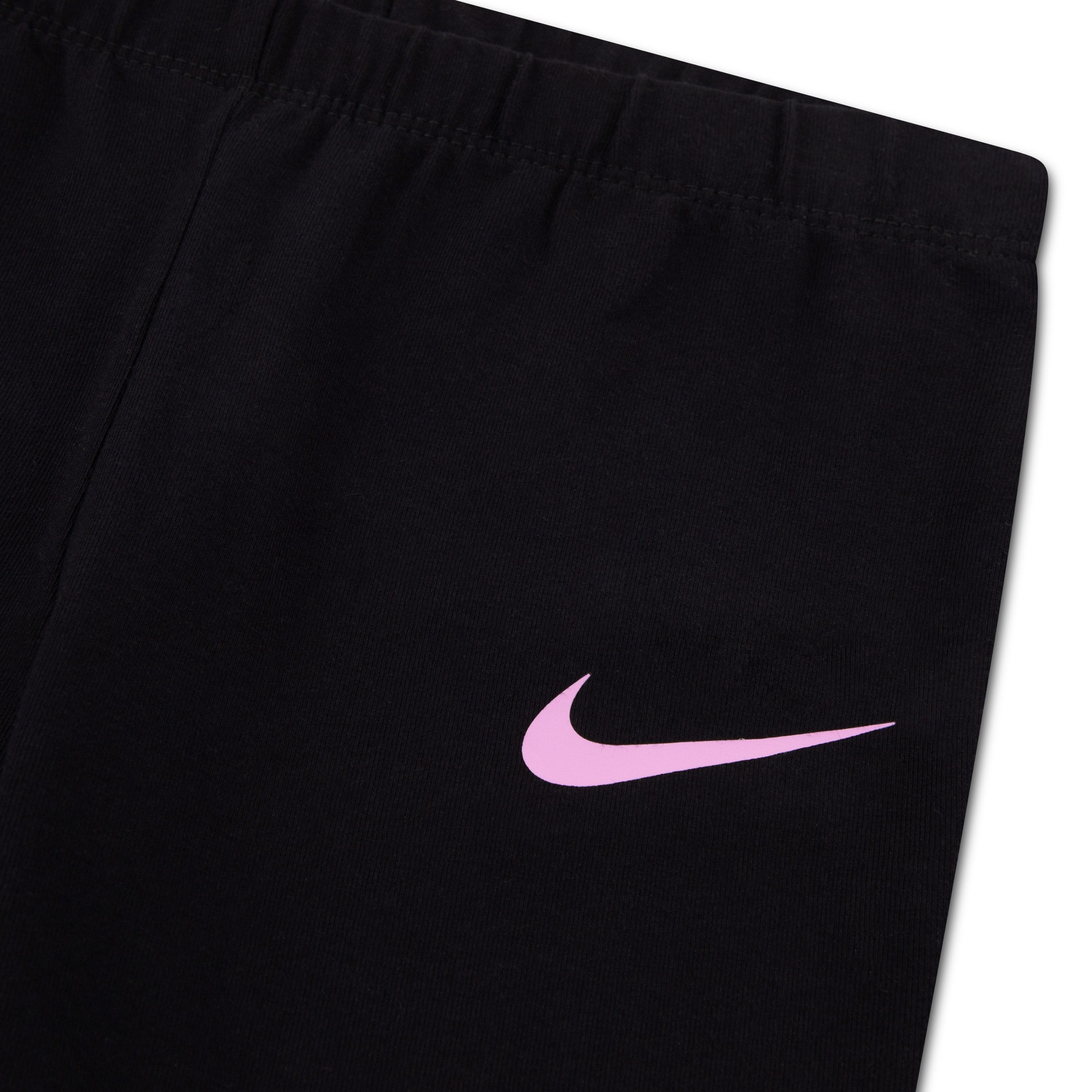 Nike Sportswear Top & Hose NKG MOVE WITH NATURE LEGGING S (2-tlg) für aktive Kinder, Leggings aus Baumwoll-Stretch-Jersey