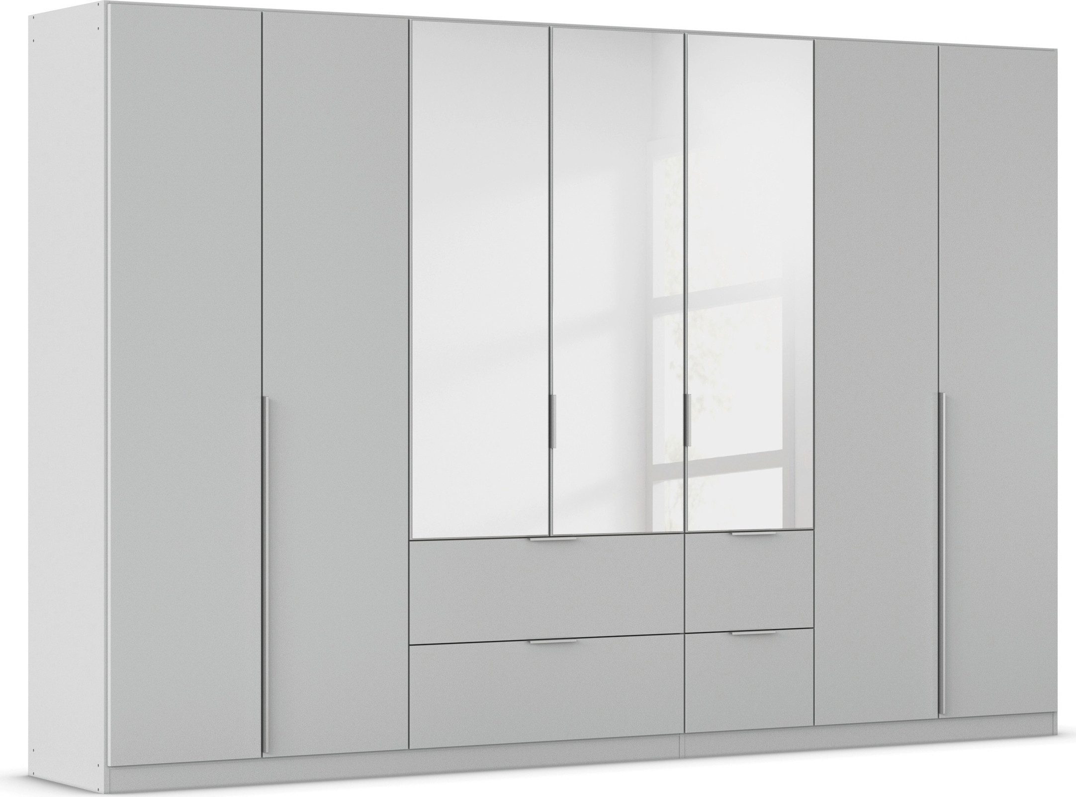 Drehtürenschrank Kleiderschrank Schrank Garderobe AGORDO mit Dekor- oder Hochglanzfront