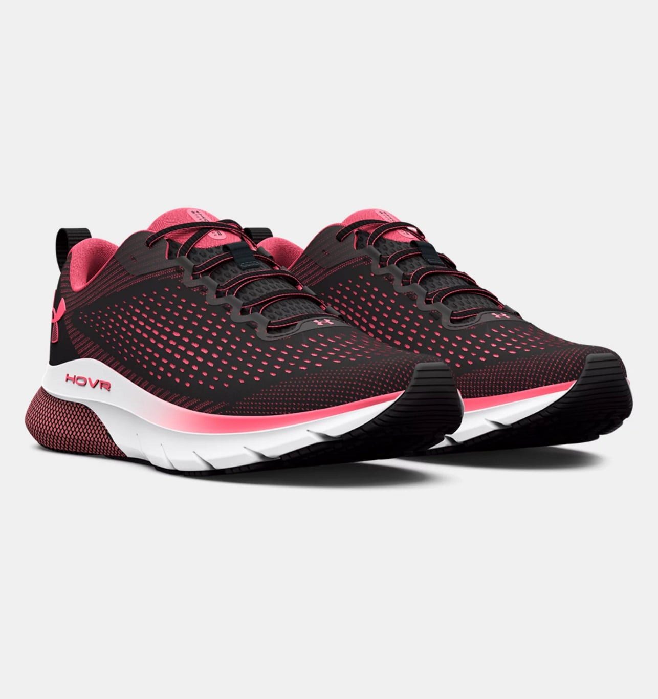 Under Armour® HOVR Turbulence schwarz/pink Damen Laufschuh
