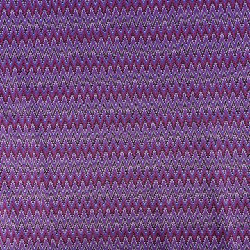 SCHÖNER LEBEN. Stoff Strickstoff Jacquard Chevron ZickZack fein violett rosa 1,48m Breite