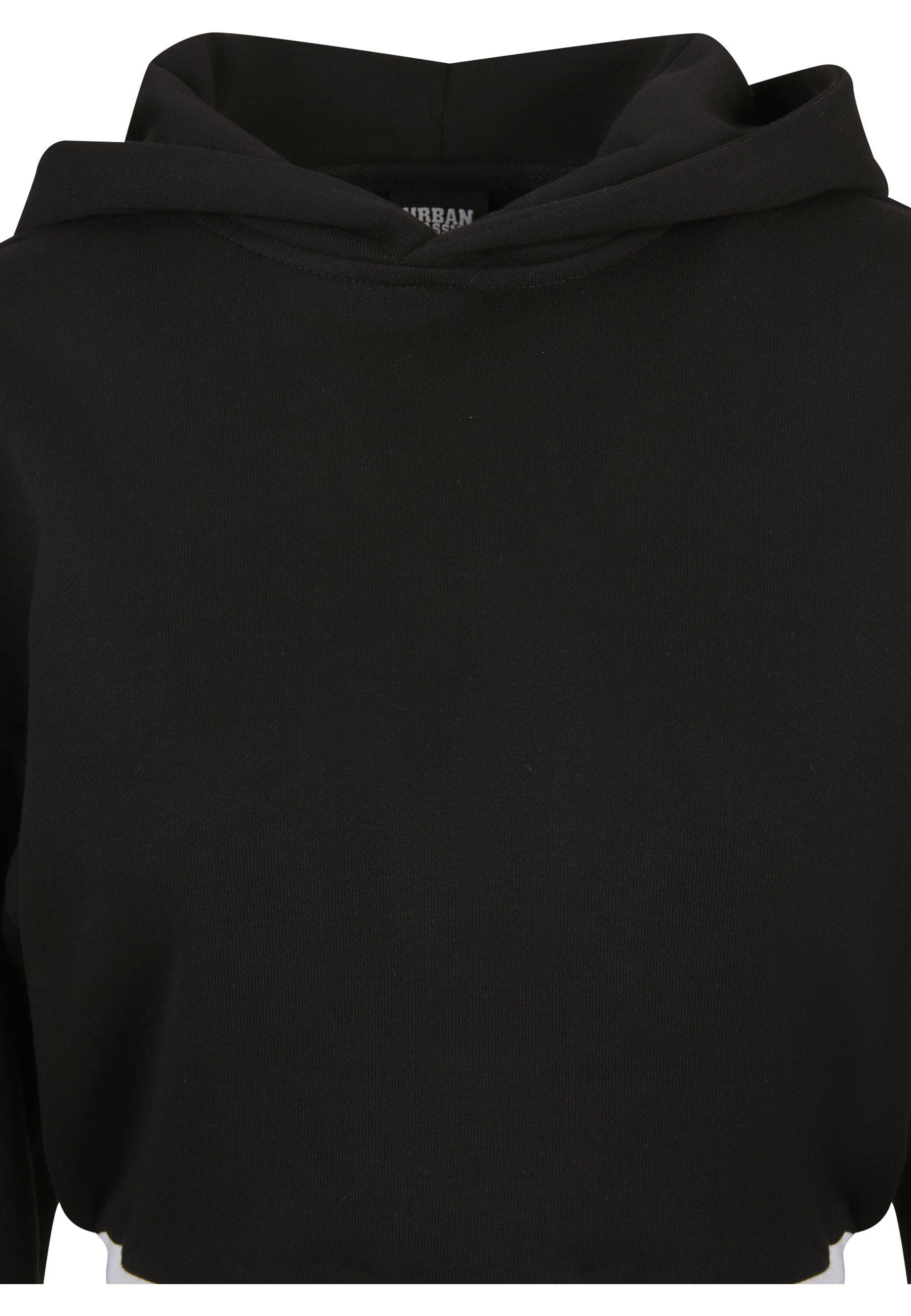 URBAN CLASSICS Rundhalspullover Urban Classics Damen Ladies Short College Hoody (1-tlg)