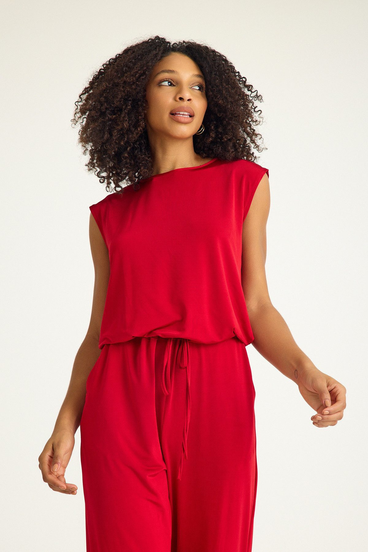 fashionshowcase Overall Overall Eleganter Damen Jumpsuit aus Stretch-Jersey günstig online kaufen