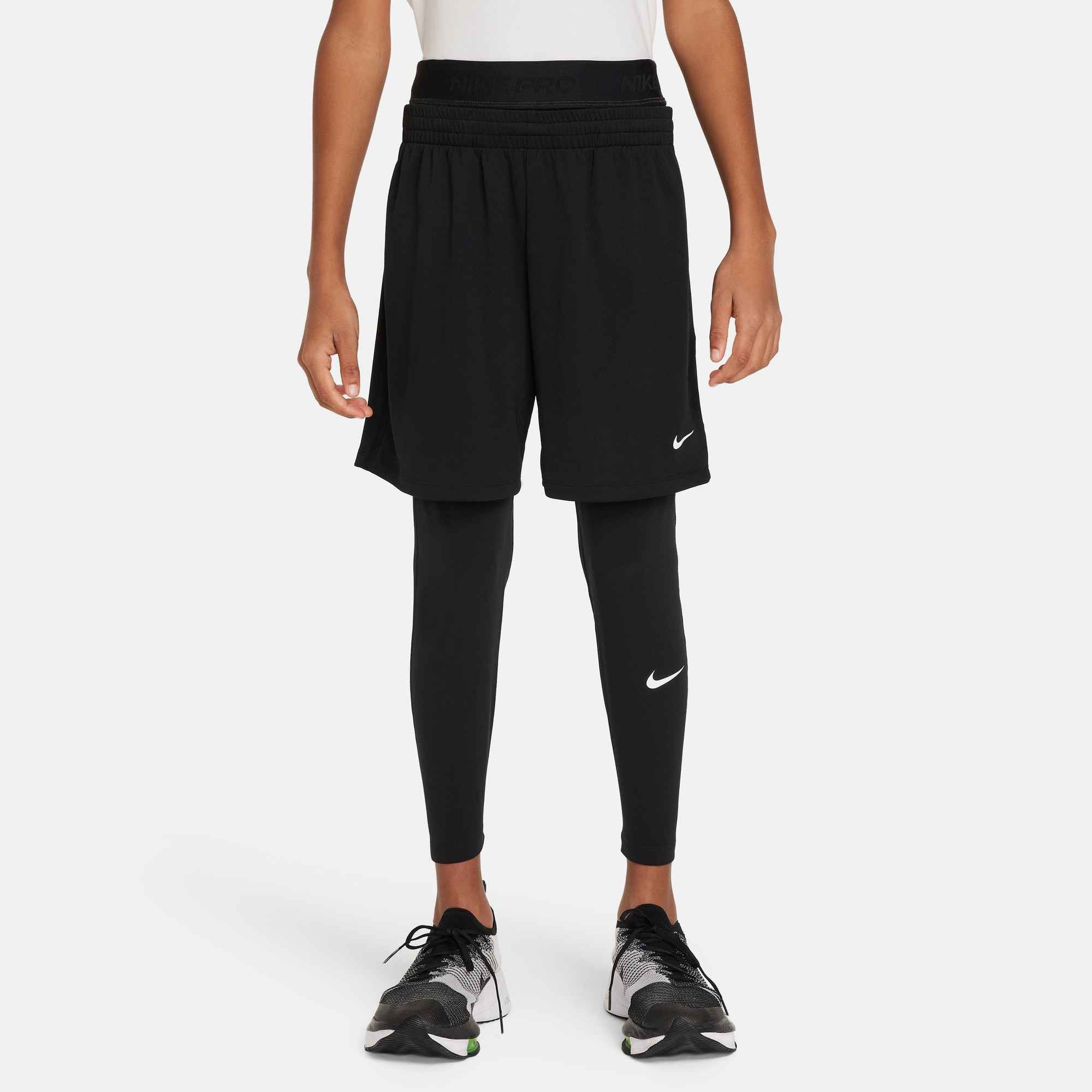 Nike Leggings B NP DF TIGHT 24 mit verstärkten Kniebereichen, sportlicher Stil