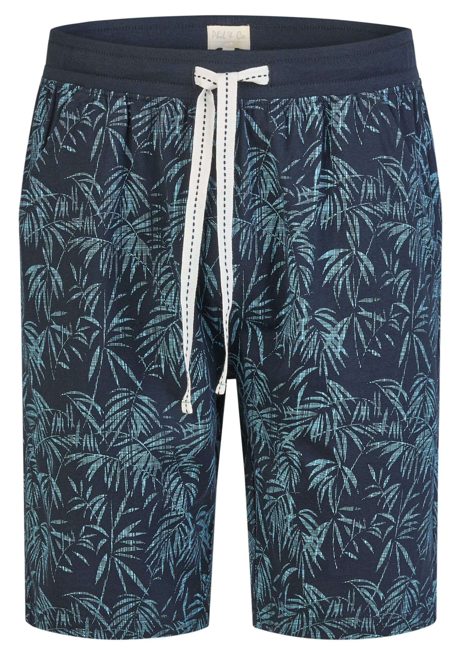 Pyjamashorts Herren Pyjamahose kurz